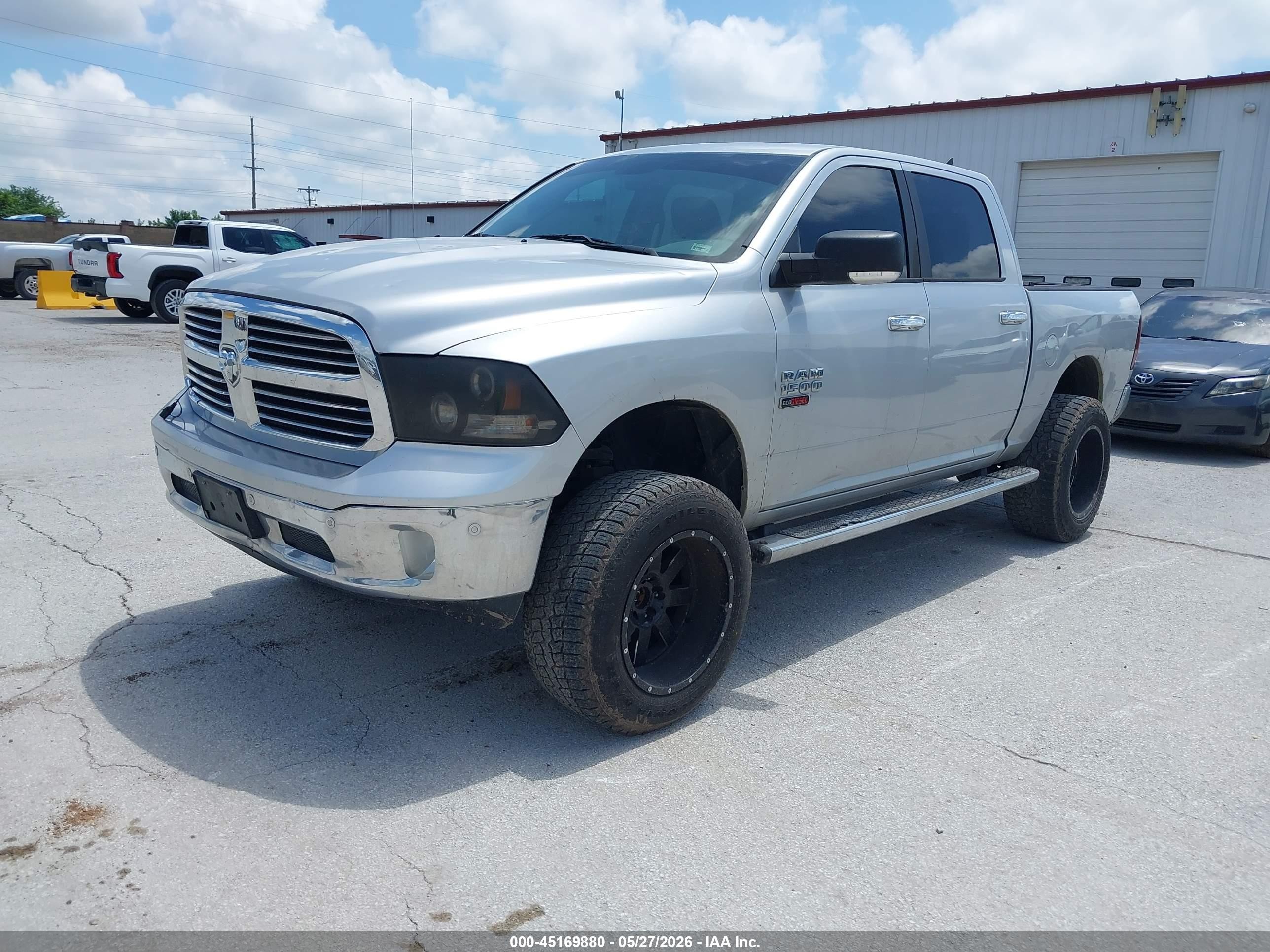 2014 Ram 1500 Big Horn Silver vin: 1C6RR7LM4ES288287