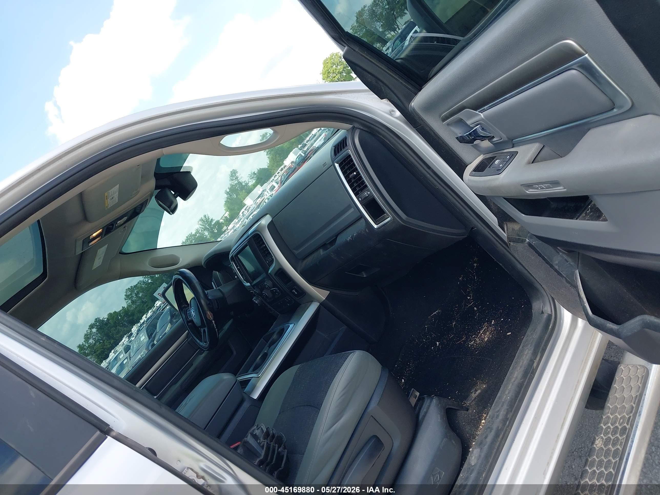 2014 Ram 1500 Big Horn Silver vin: 1C6RR7LM4ES288287