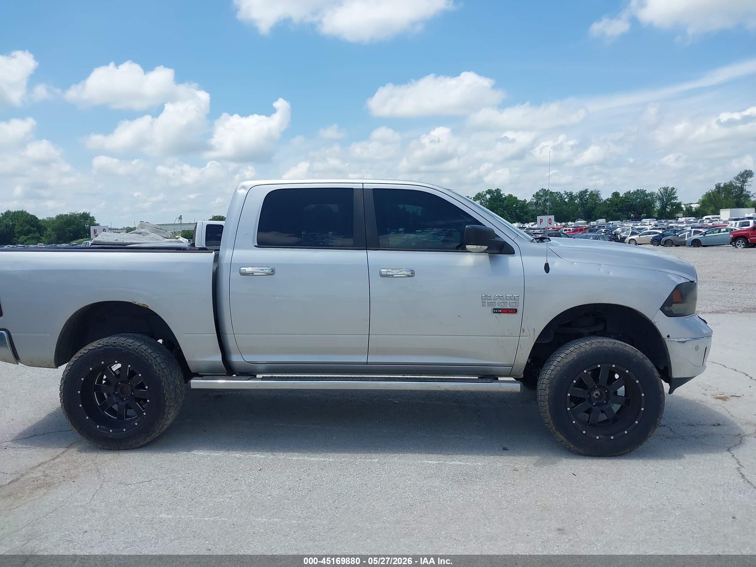2014 Ram 1500 Big Horn Silver vin: 1C6RR7LM4ES288287