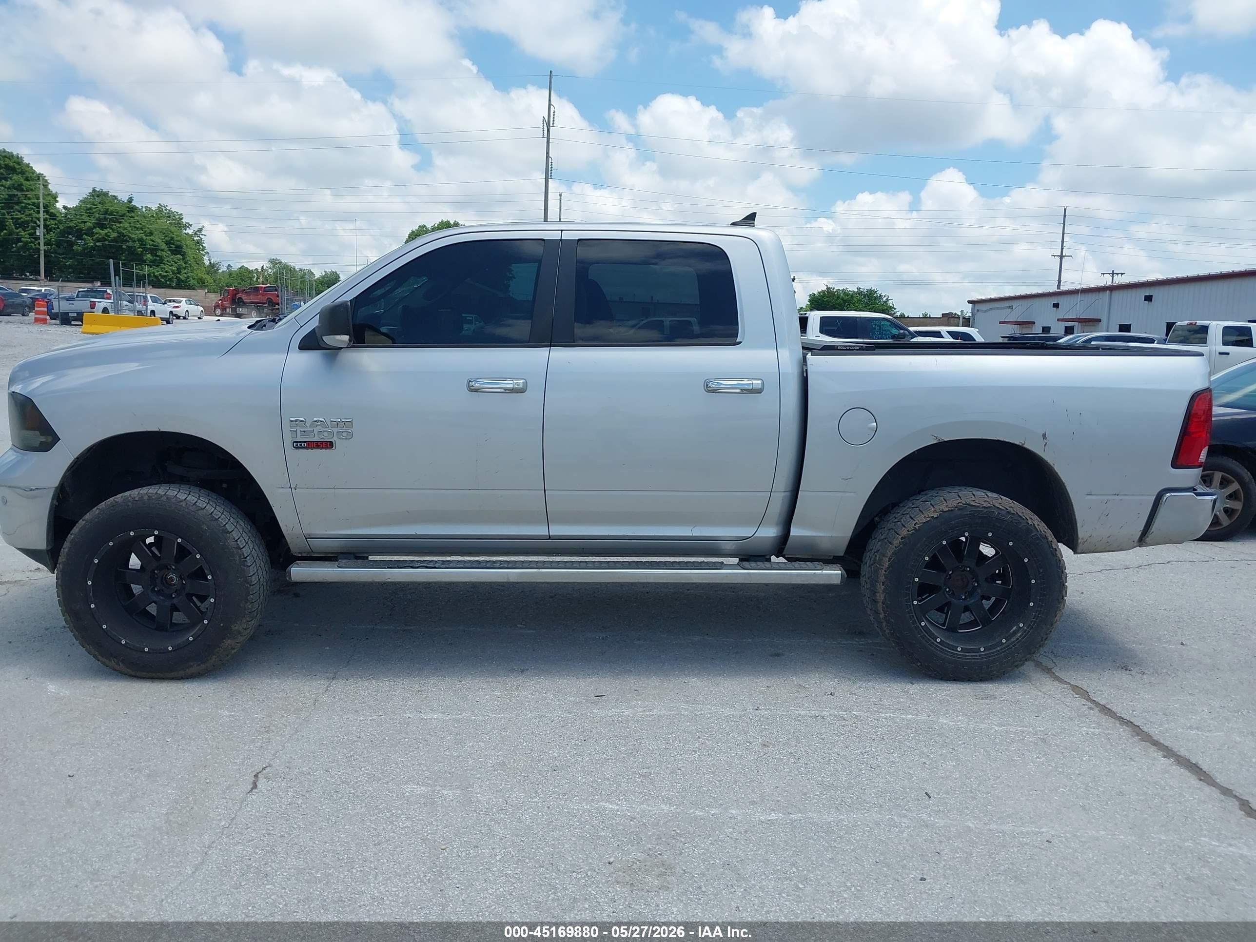 2014 Ram 1500 Big Horn Silver vin: 1C6RR7LM4ES288287