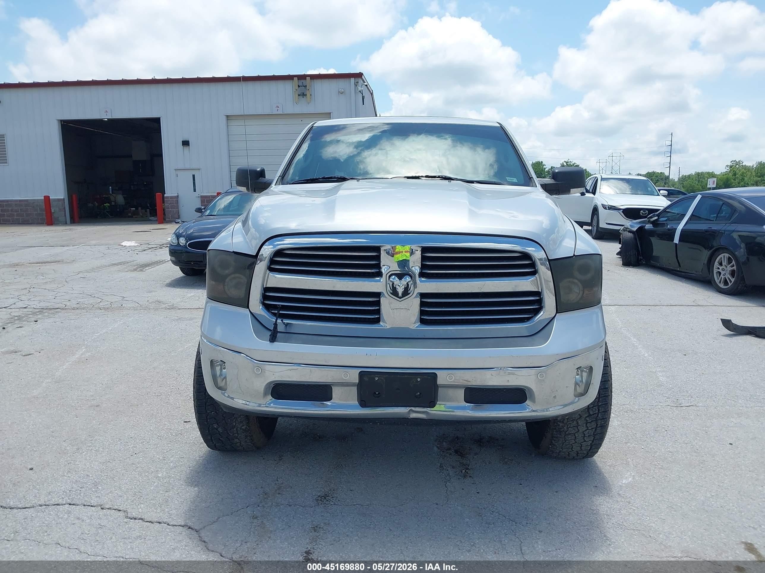 2014 Ram 1500 Big Horn Silver vin: 1C6RR7LM4ES288287