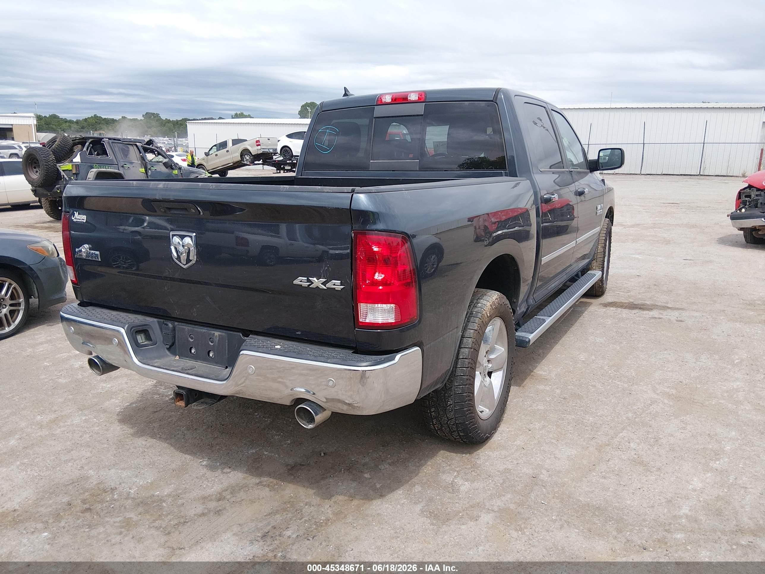 2014 Ram 1500 Big Horn Gray vin: 1C6RR7LM4ES476016
