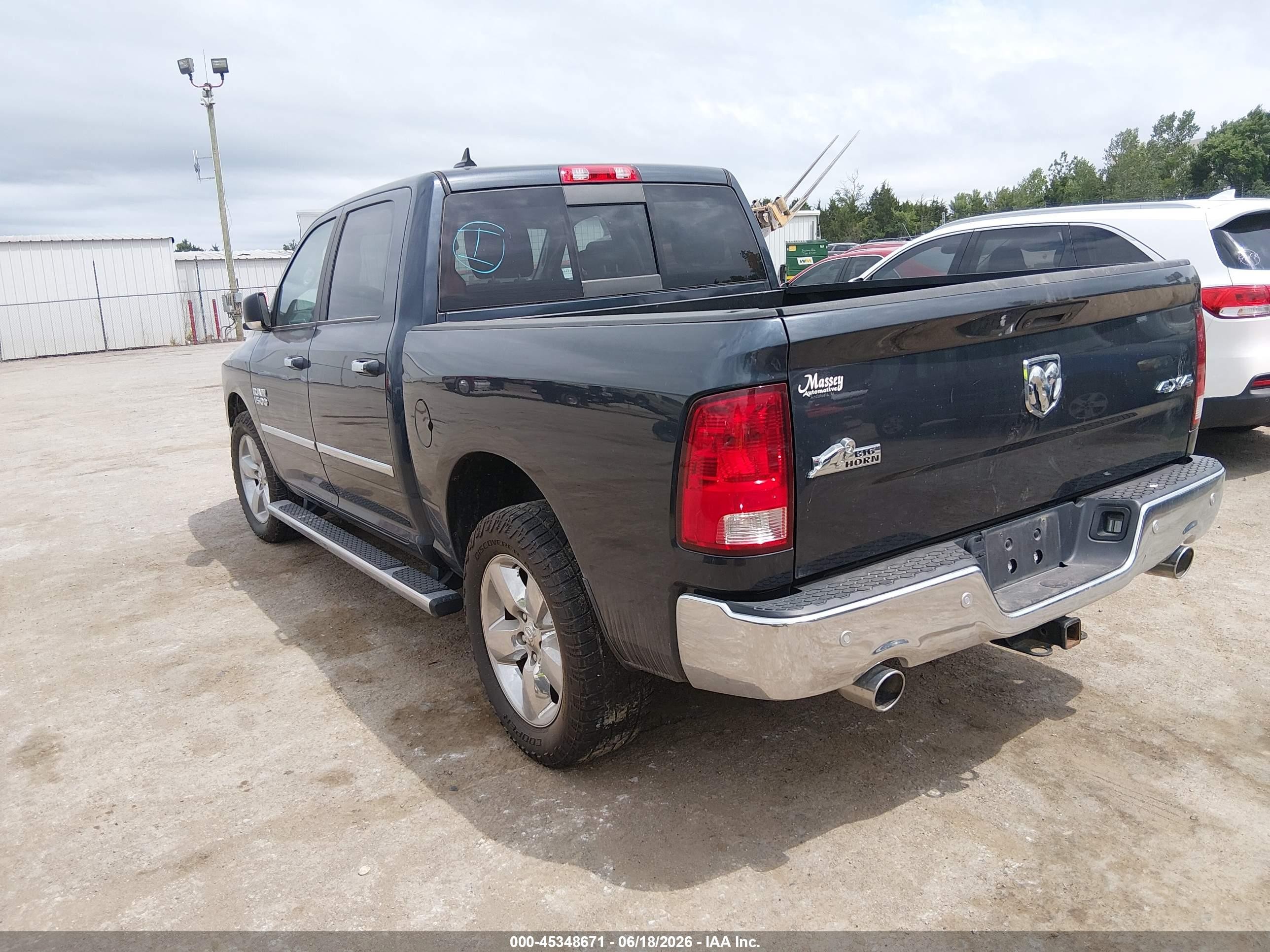 2014 Ram 1500 Big Horn Gray vin: 1C6RR7LM4ES476016