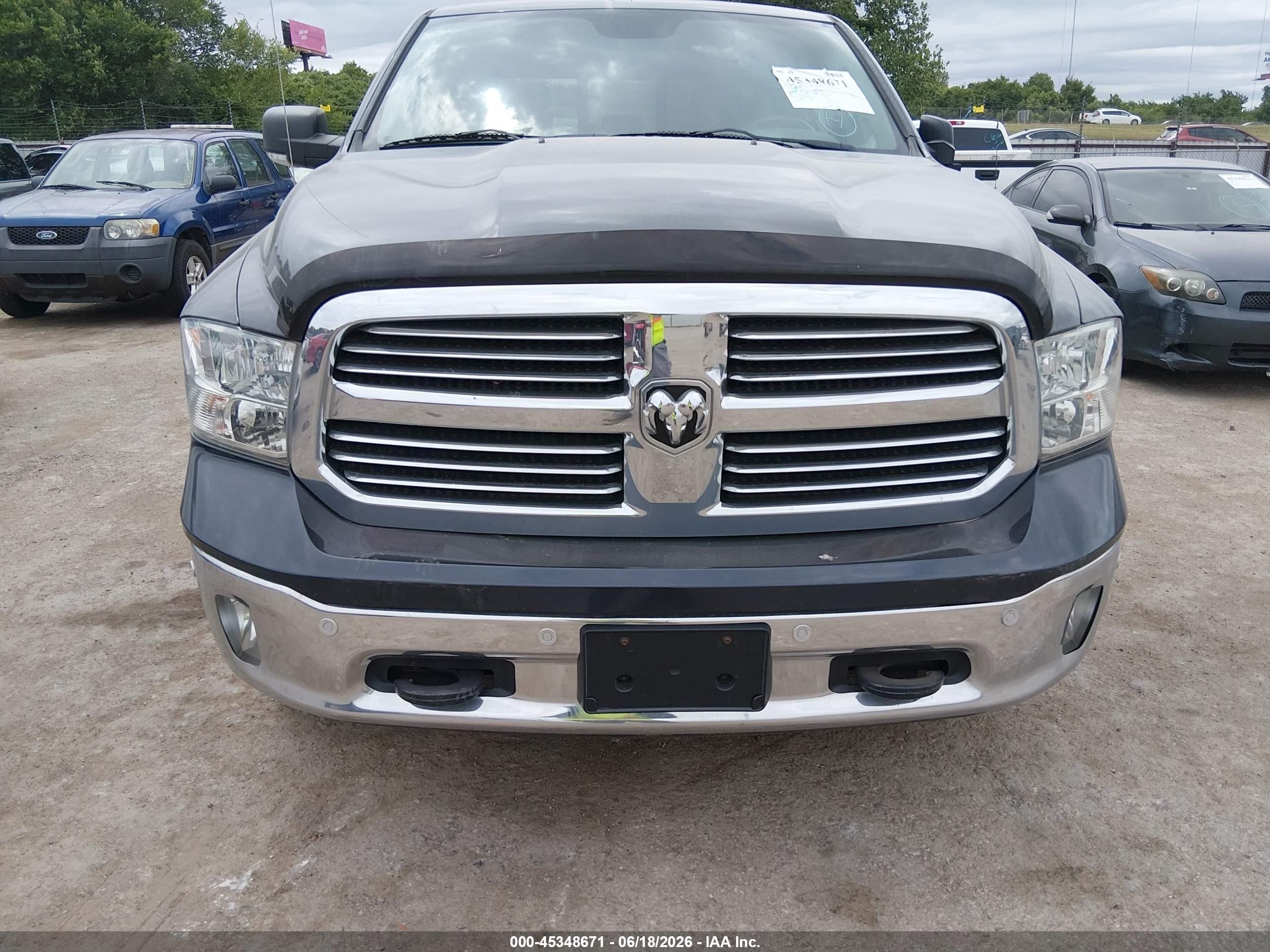 2014 Ram 1500 Big Horn Gray vin: 1C6RR7LM4ES476016