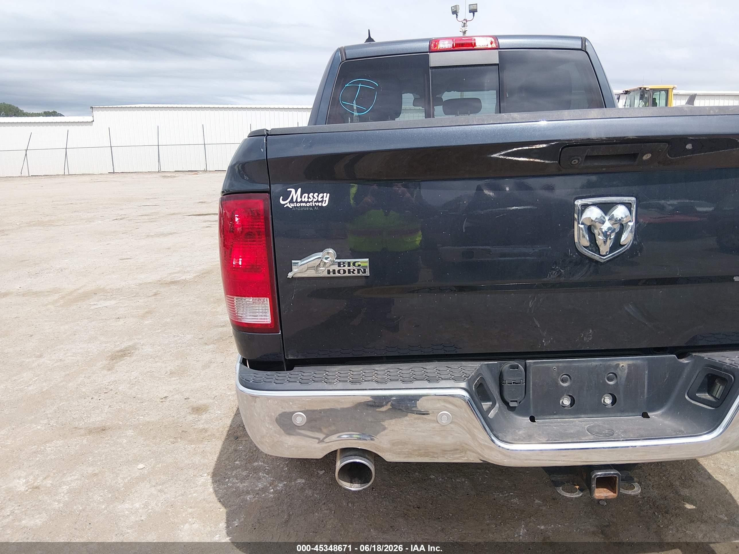2014 Ram 1500 Big Horn Gray vin: 1C6RR7LM4ES476016