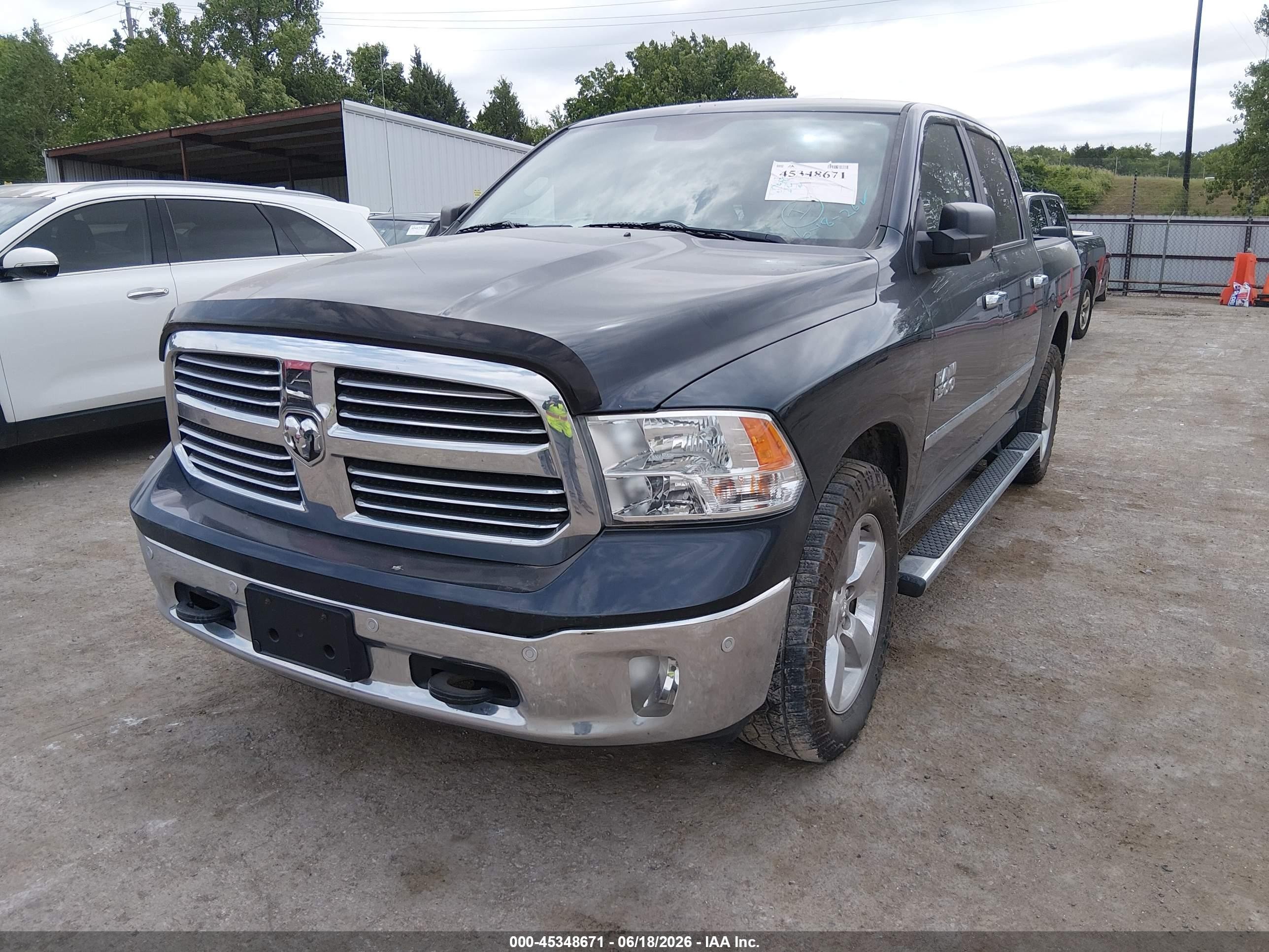 2014 Ram 1500 Big Horn Gray vin: 1C6RR7LM4ES476016