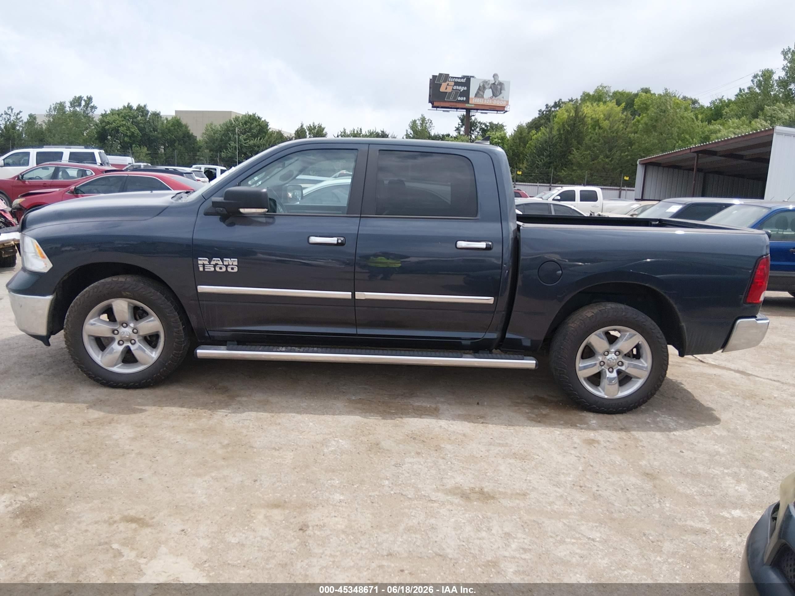 2014 Ram 1500 Big Horn Gray vin: 1C6RR7LM4ES476016
