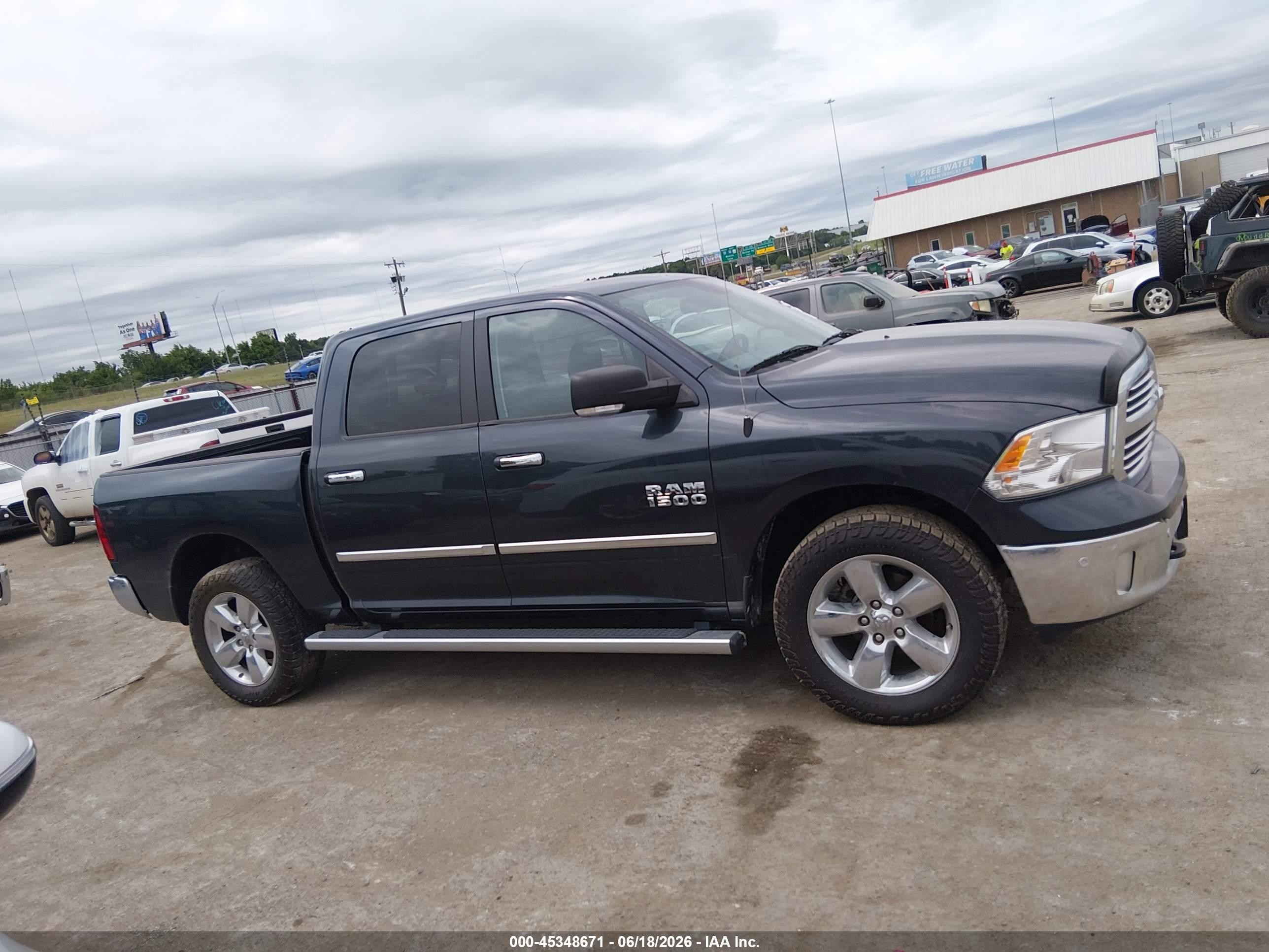 2014 Ram 1500 Big Horn Gray vin: 1C6RR7LM4ES476016