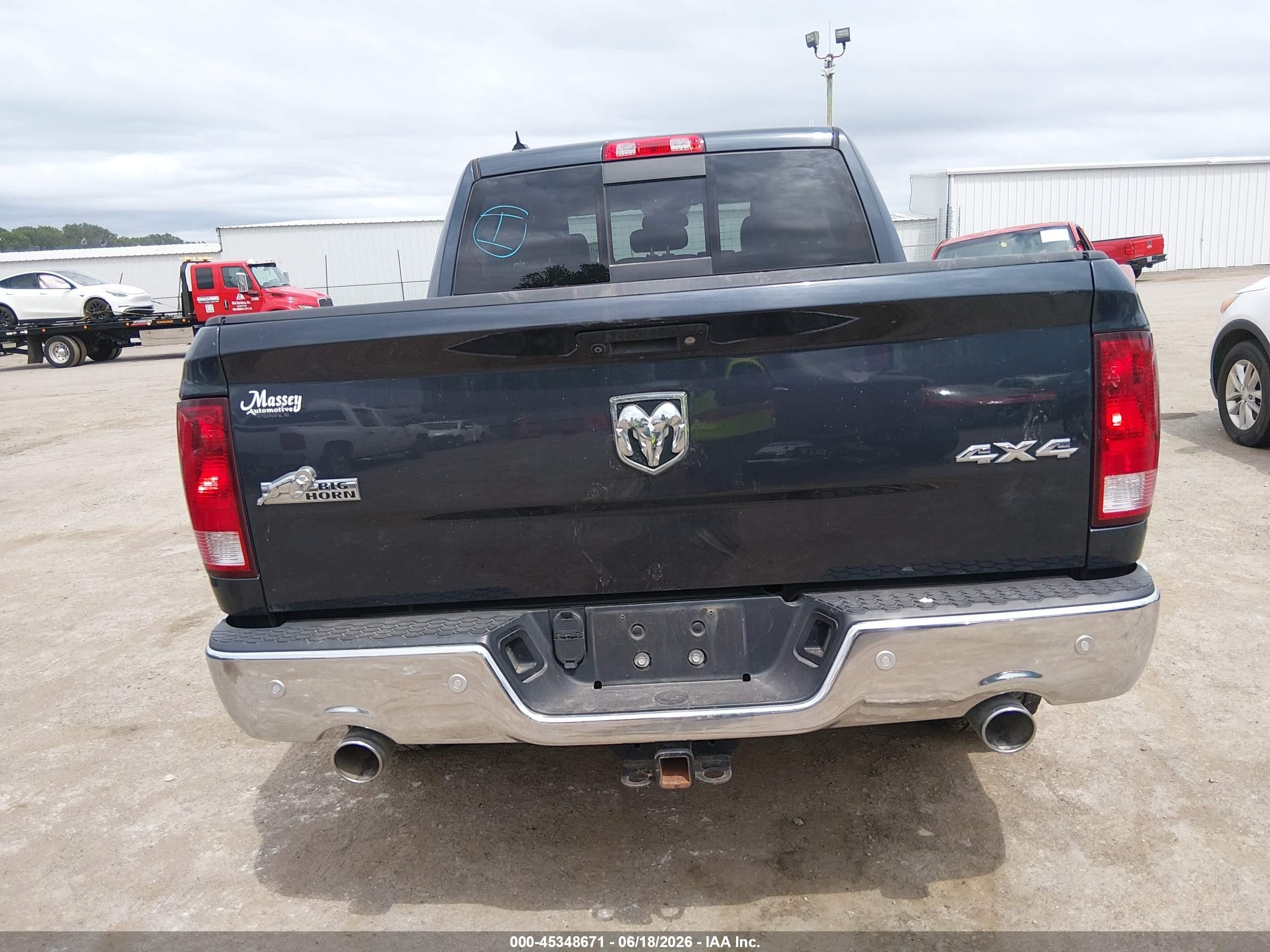 2014 Ram 1500 Big Horn Gray vin: 1C6RR7LM4ES476016