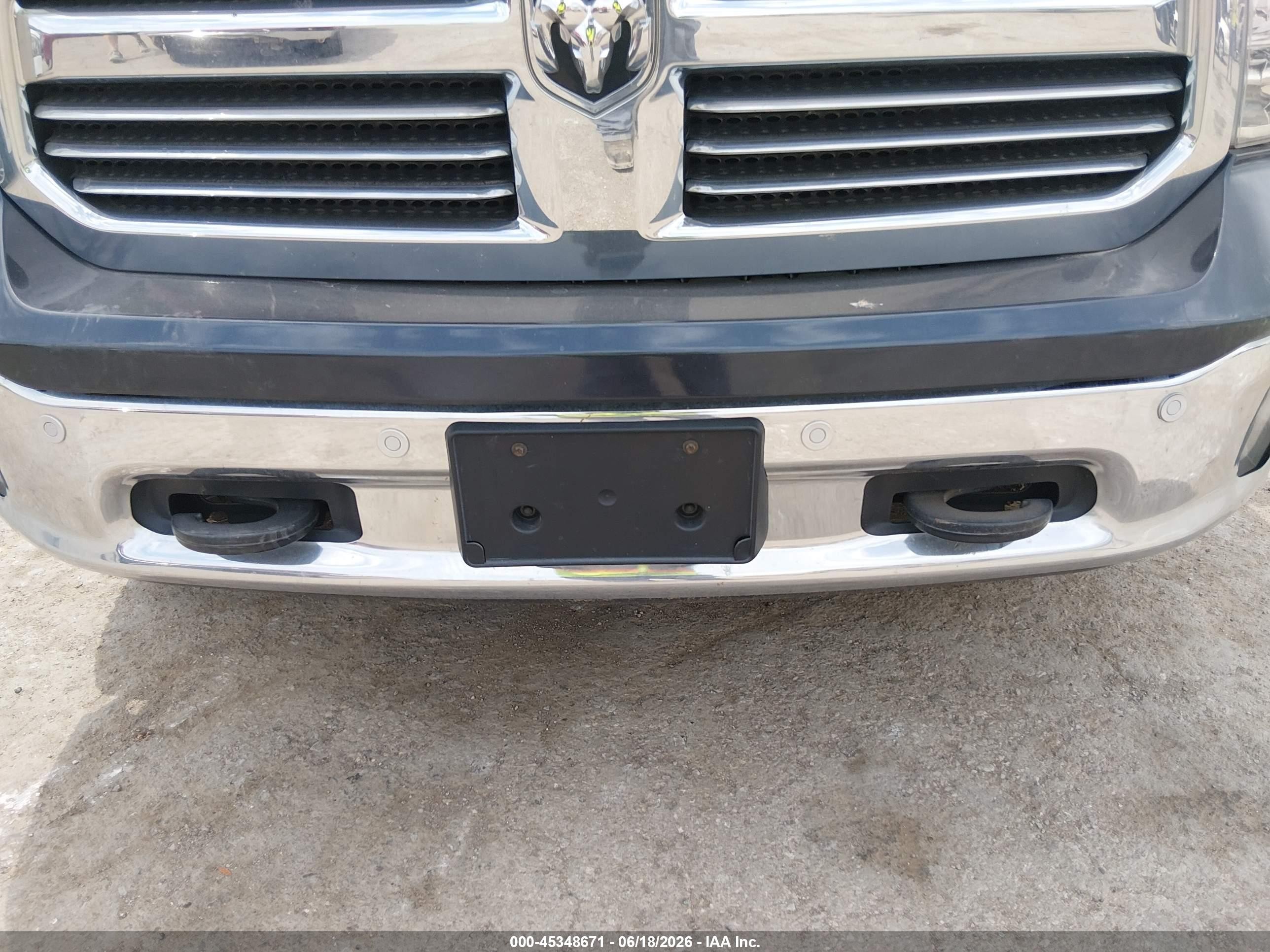 2014 Ram 1500 Big Horn Gray vin: 1C6RR7LM4ES476016