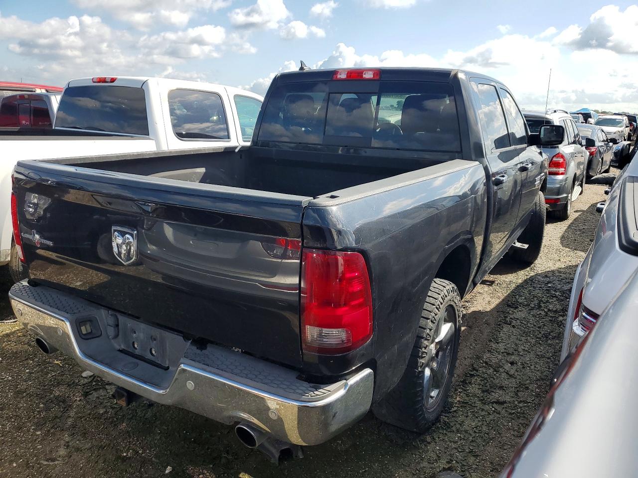 2015 Ram 1500 4wd V6 Tdsl 3.0l Lone Star Black vin: 1C6RR7LM4FS740644