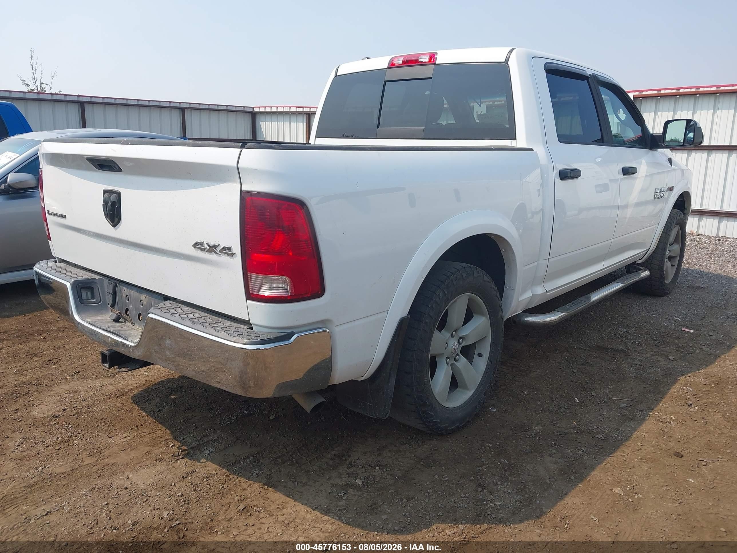 2014 Ram 1500 Slt White vin: 1C6RR7LM5ES476025