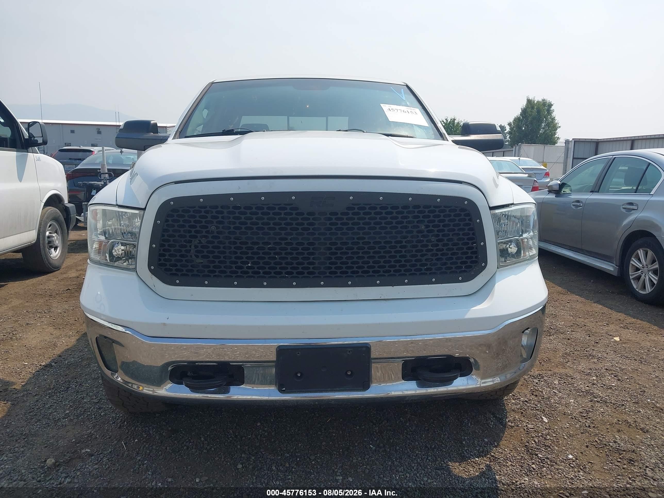 2014 Ram 1500 Slt White vin: 1C6RR7LM5ES476025