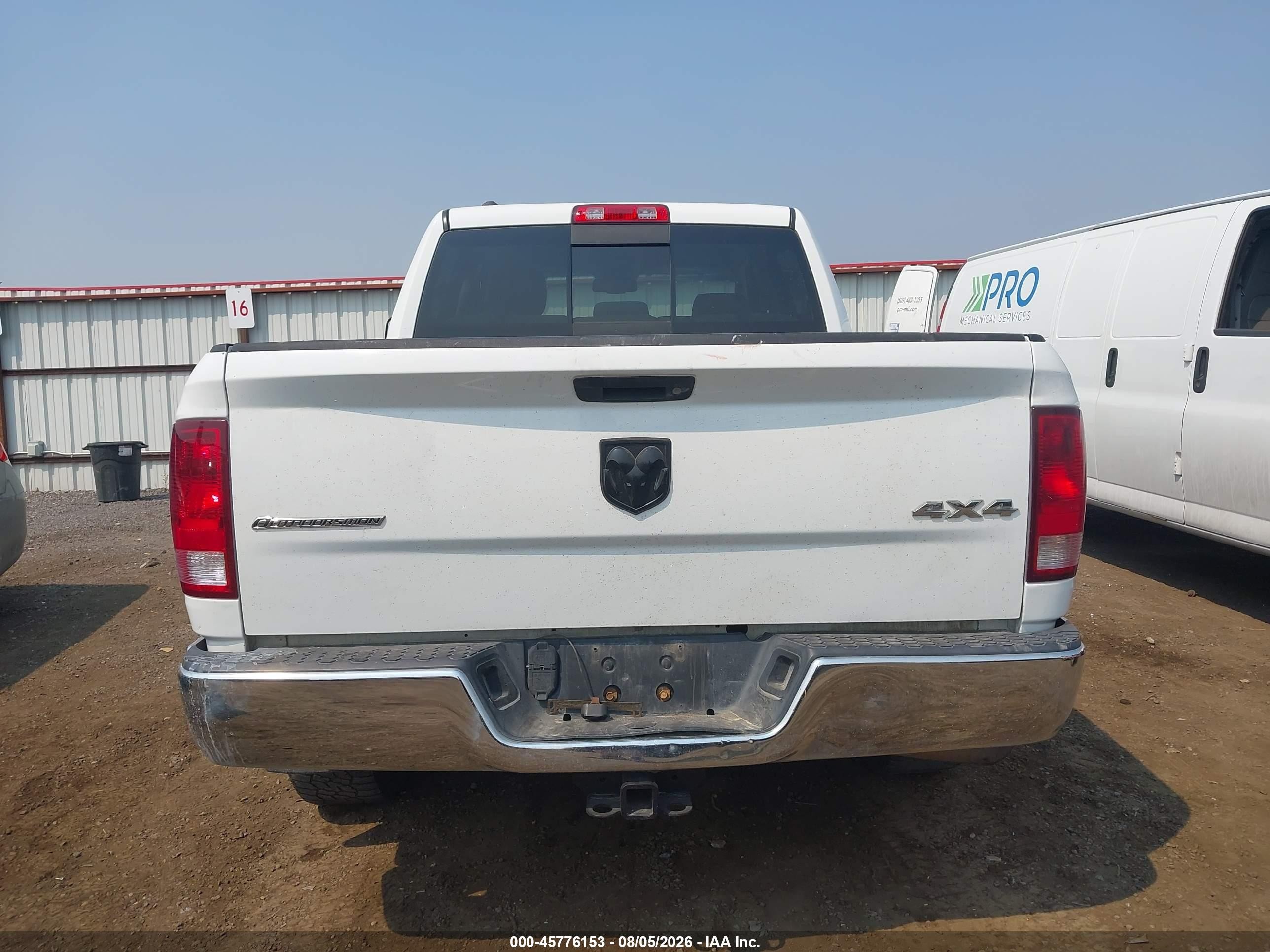 2014 Ram 1500 Slt White vin: 1C6RR7LM5ES476025