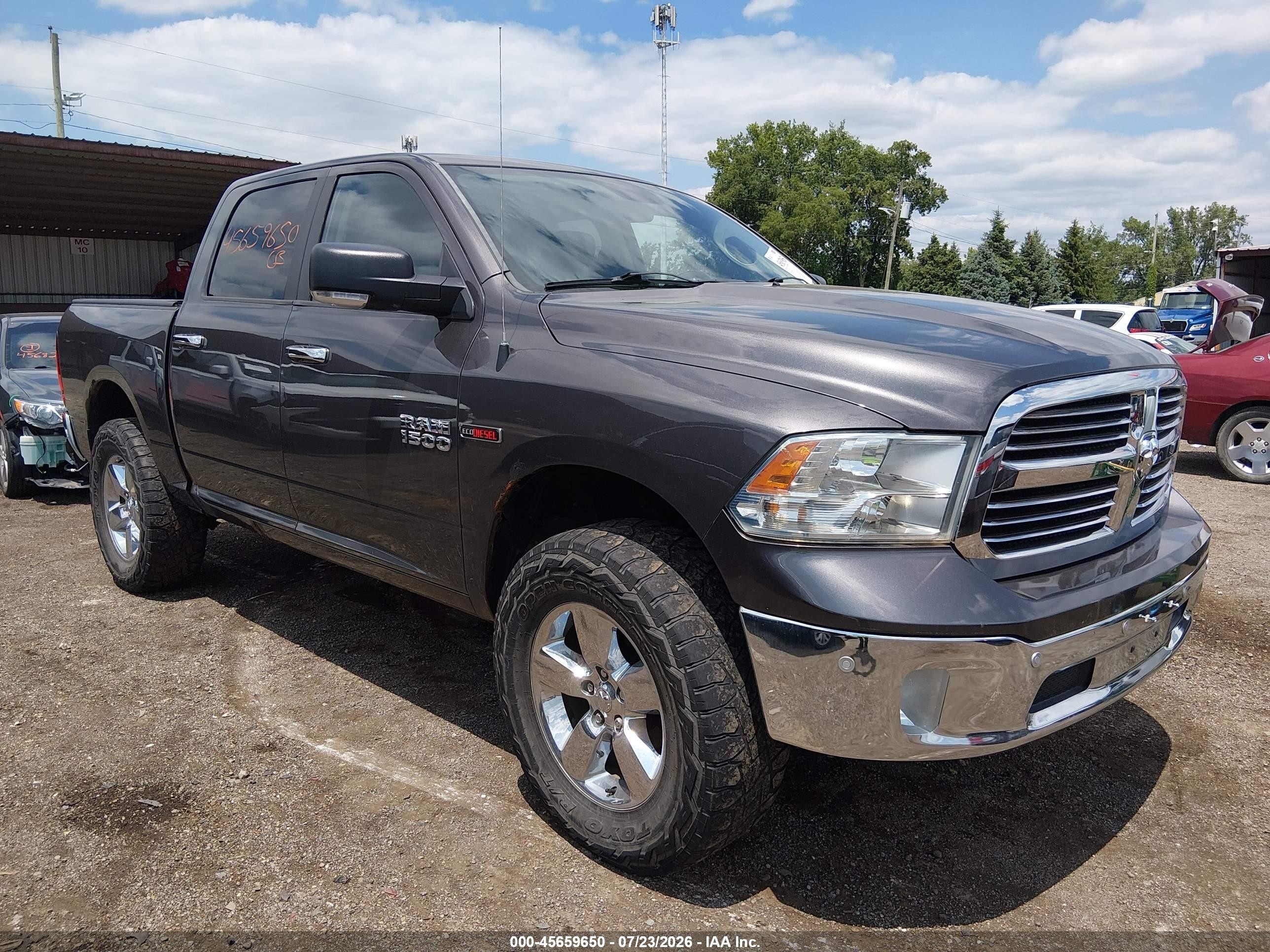 2015 Ram 1500 Big Horn Gray vin: 1C6RR7LM5FS508487