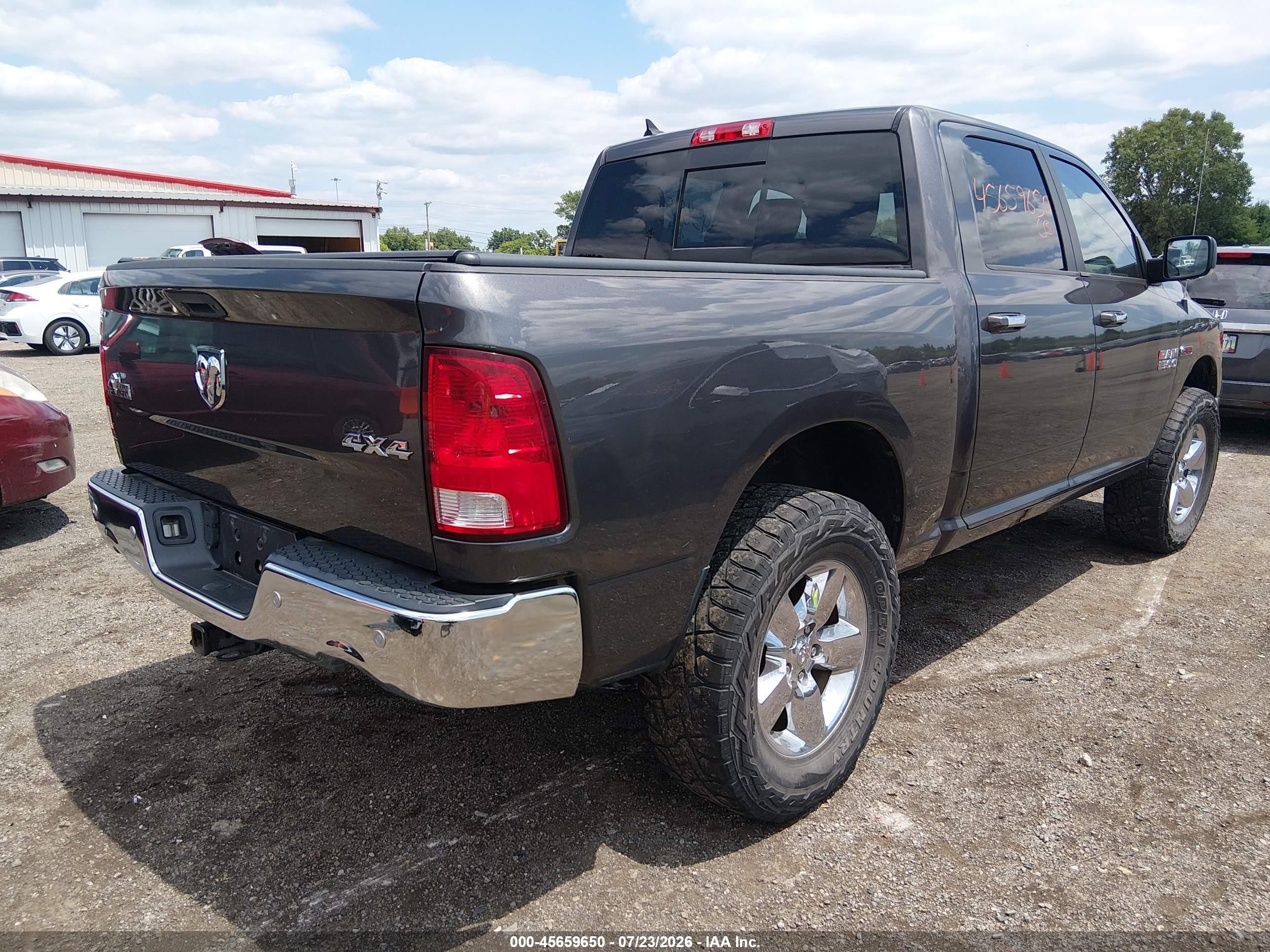 2015 Ram 1500 Big Horn Gray vin: 1C6RR7LM5FS508487
