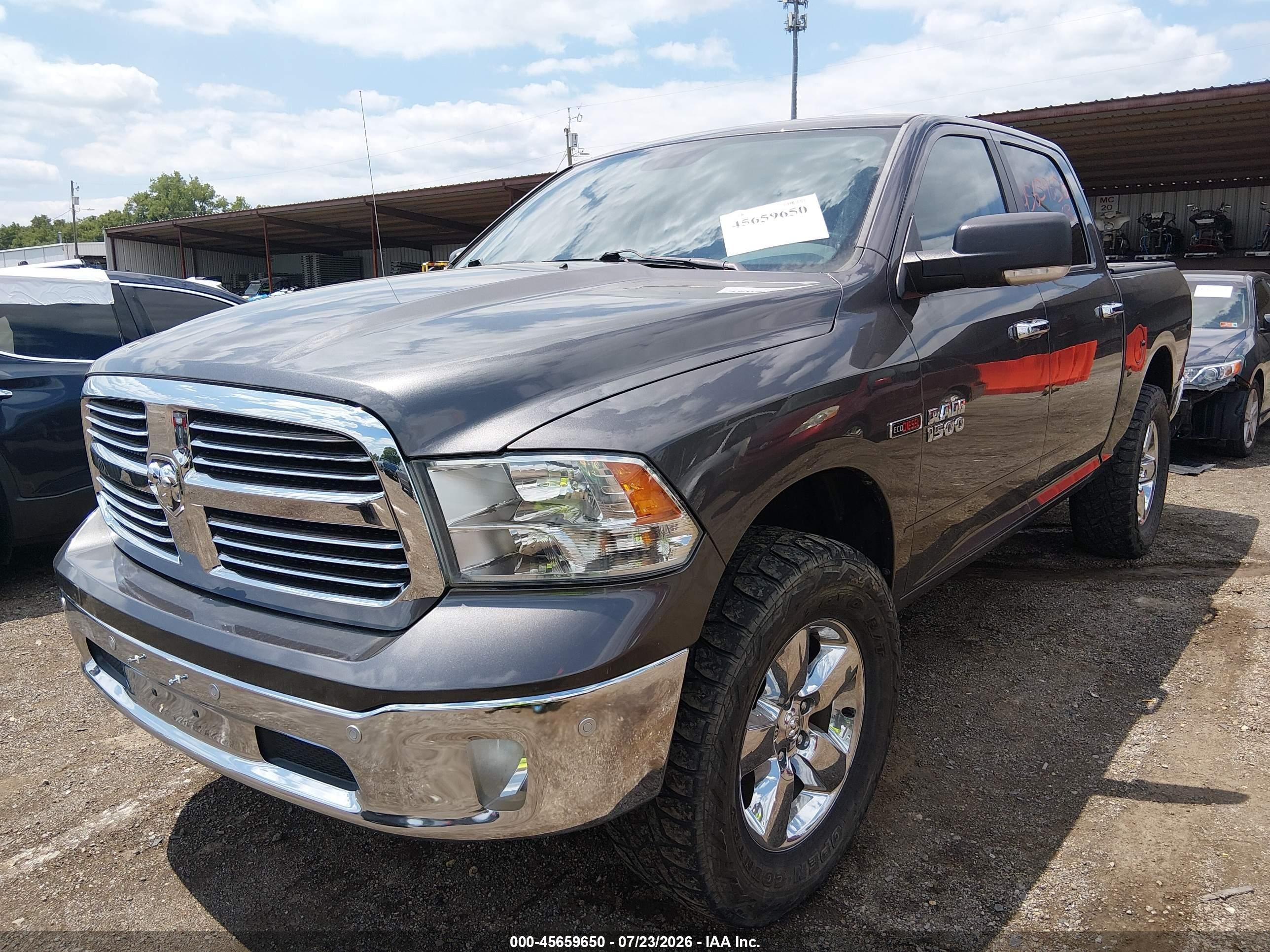 2015 Ram 1500 Big Horn Gray vin: 1C6RR7LM5FS508487