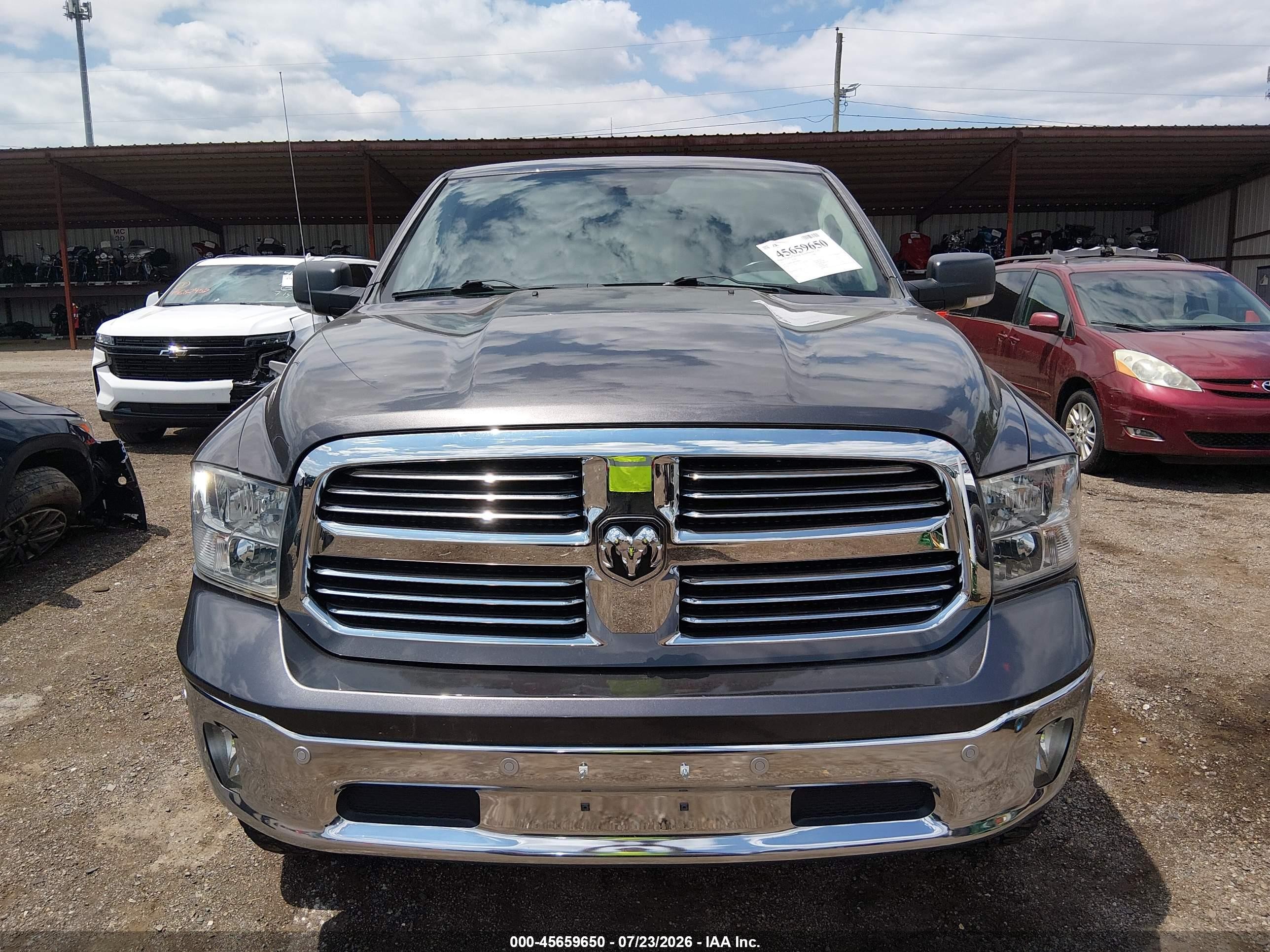 2015 Ram 1500 Big Horn Gray vin: 1C6RR7LM5FS508487