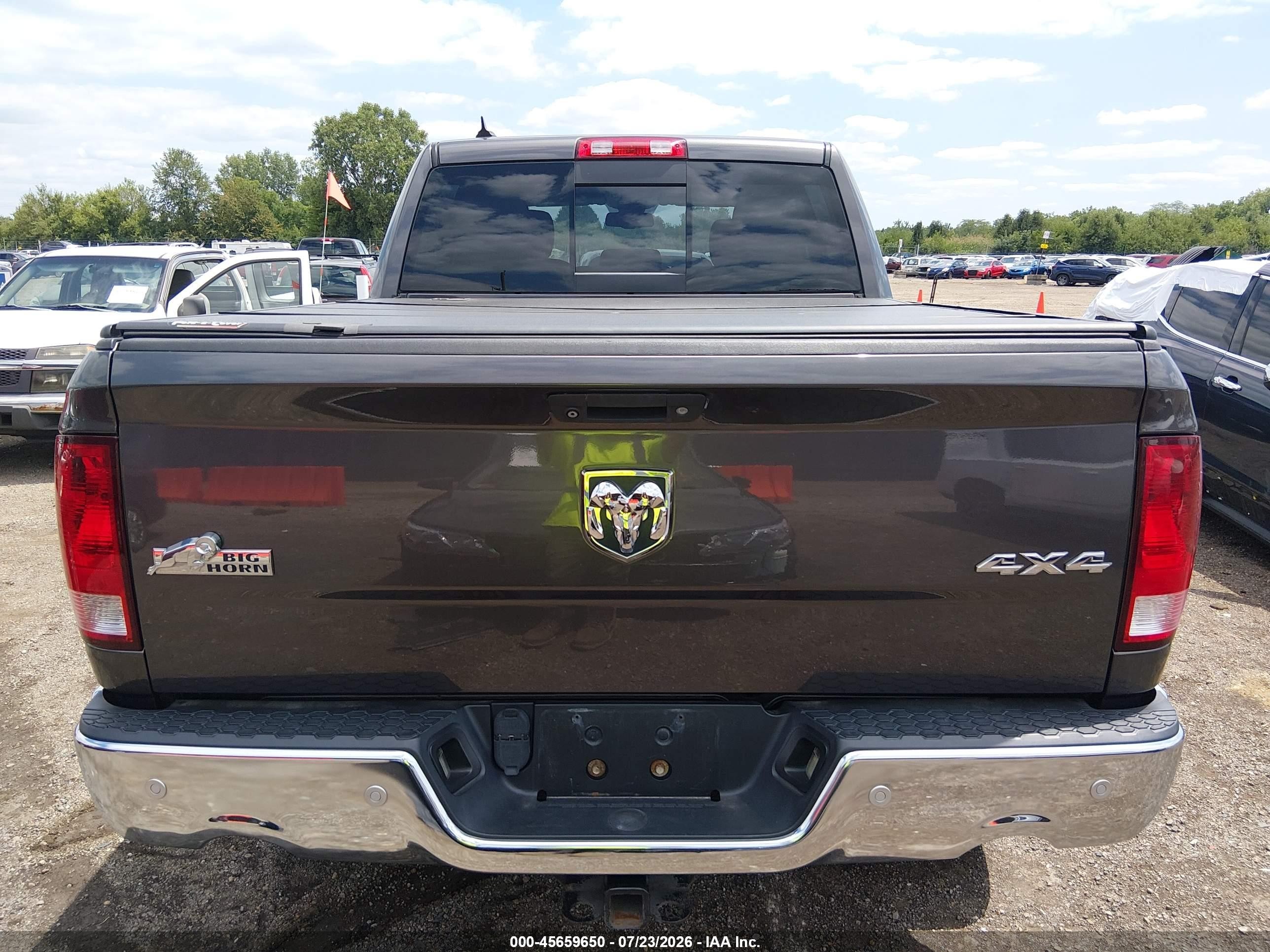 2015 Ram 1500 Big Horn Gray vin: 1C6RR7LM5FS508487
