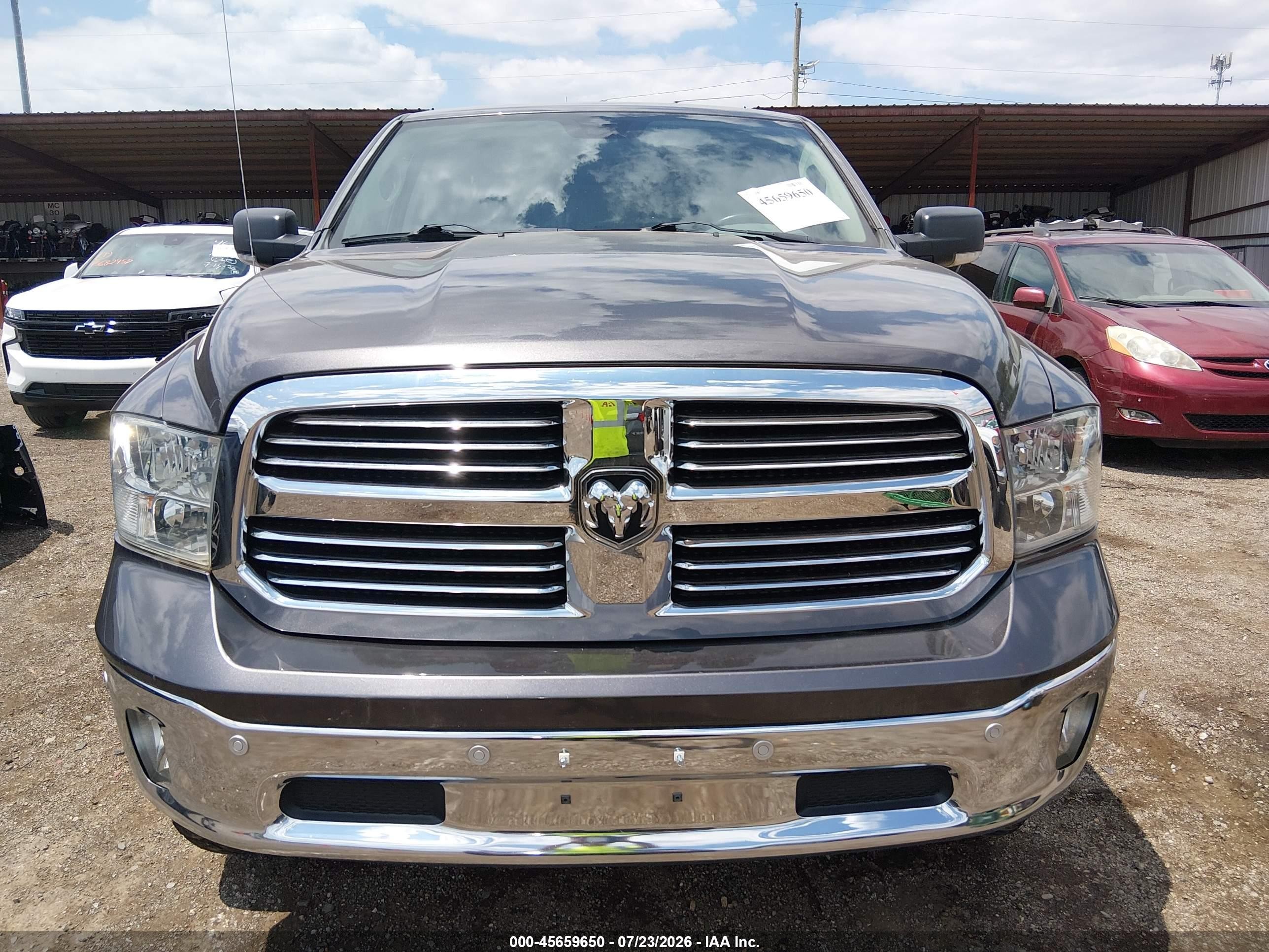 2015 Ram 1500 Big Horn Gray vin: 1C6RR7LM5FS508487