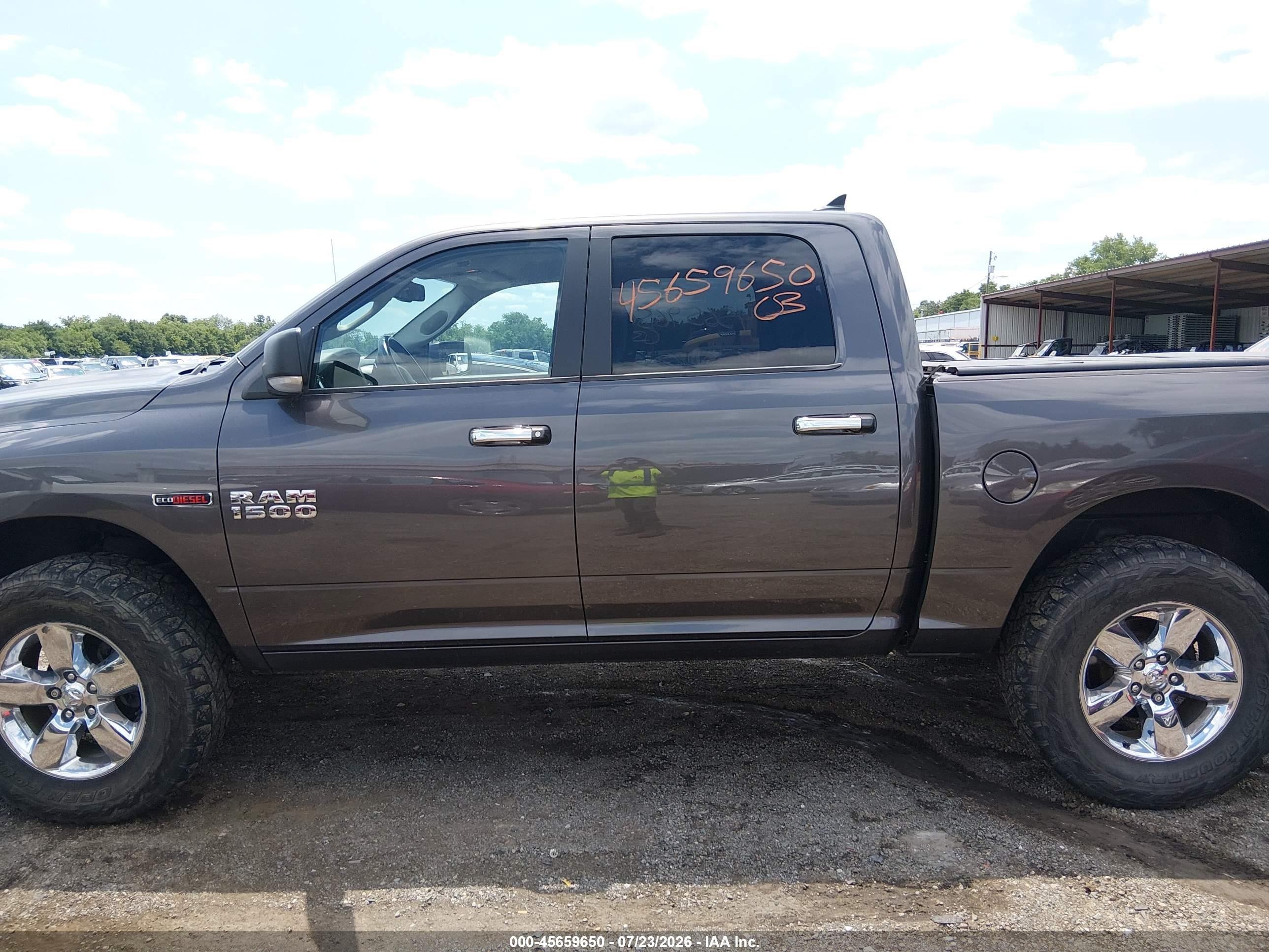 2015 Ram 1500 Big Horn Gray vin: 1C6RR7LM5FS508487
