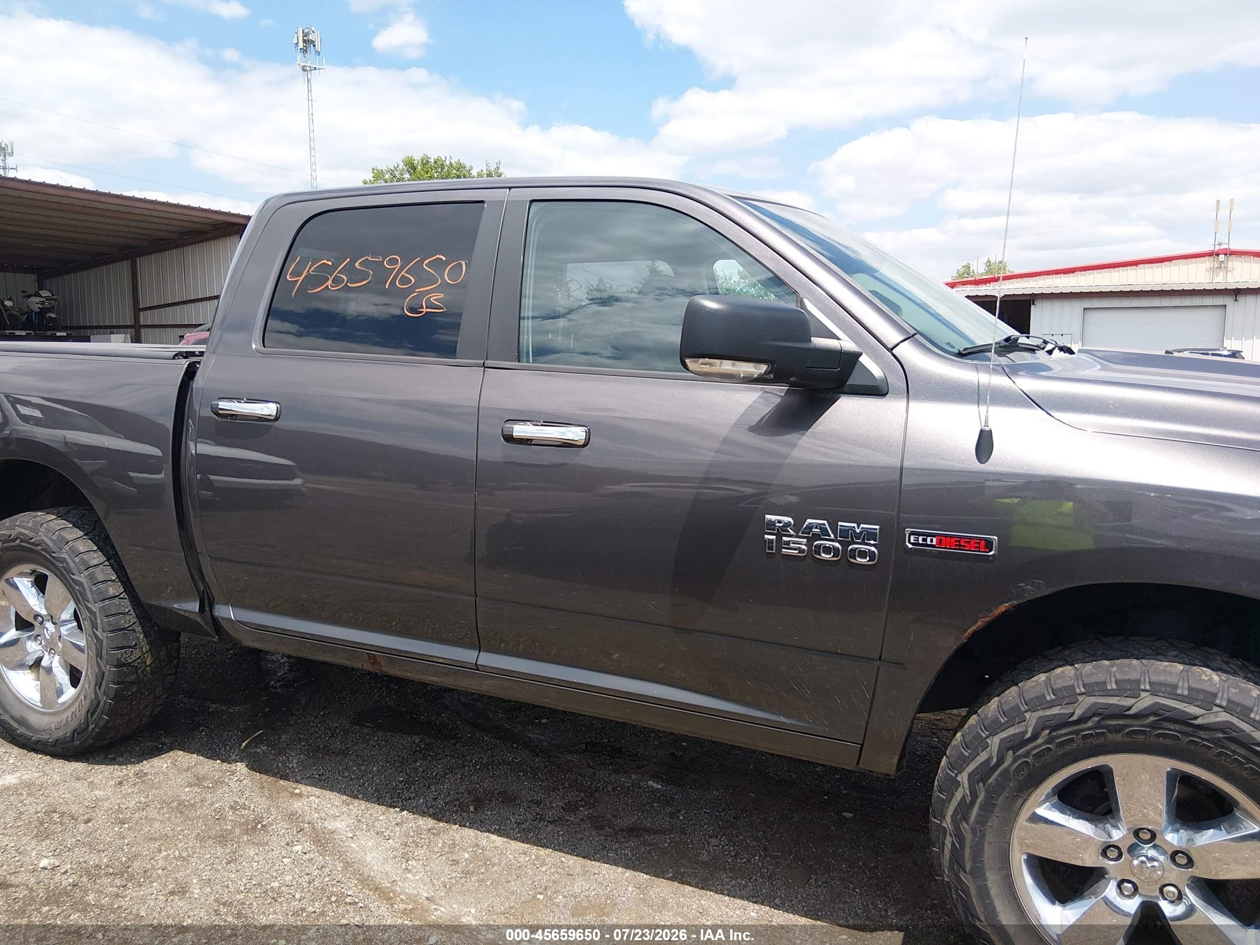 2015 Ram 1500 Big Horn Gray vin: 1C6RR7LM5FS508487