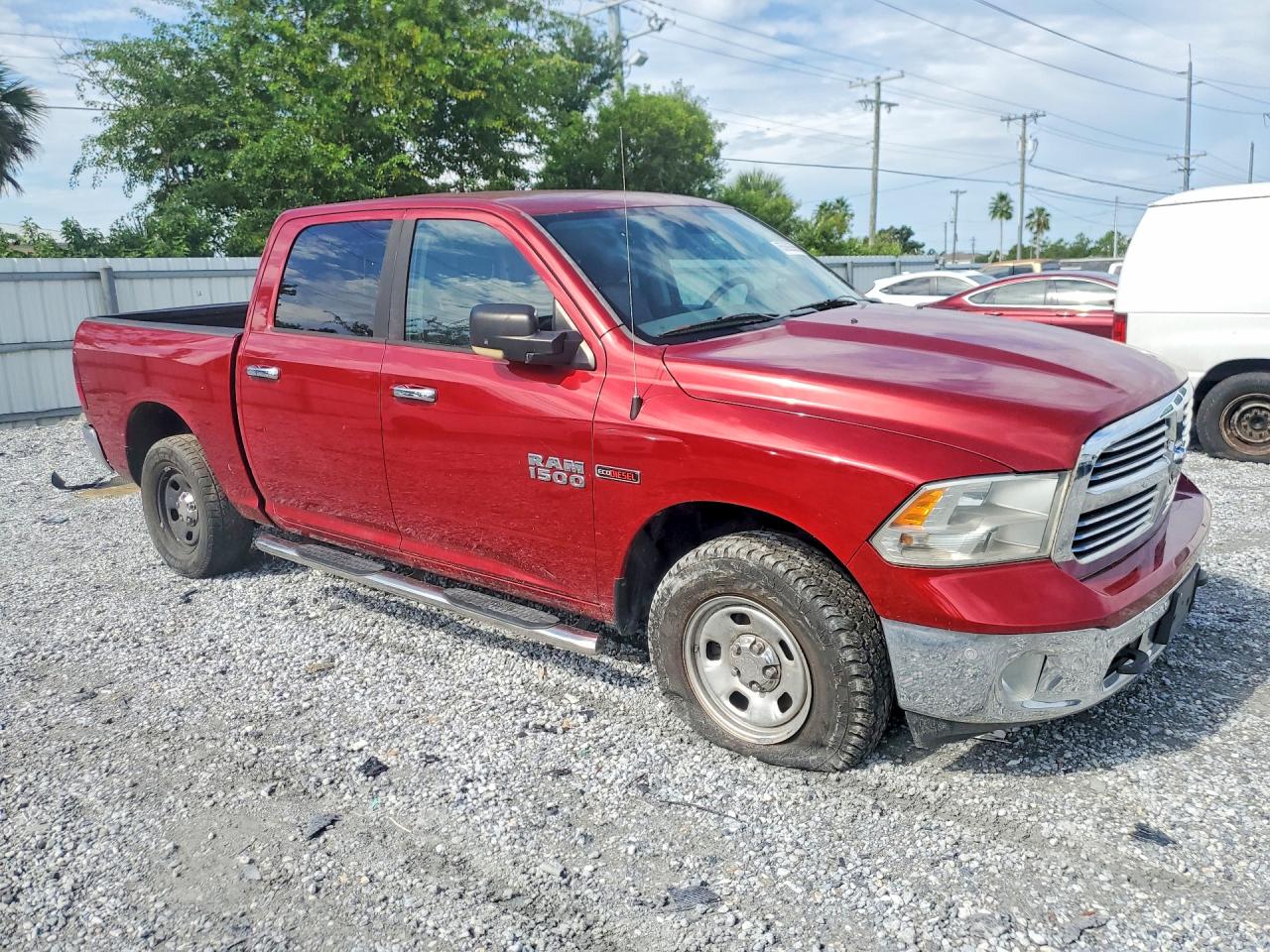 2015 Ram 1500 Slt Burgundy vin: 1C6RR7LM5FS610694