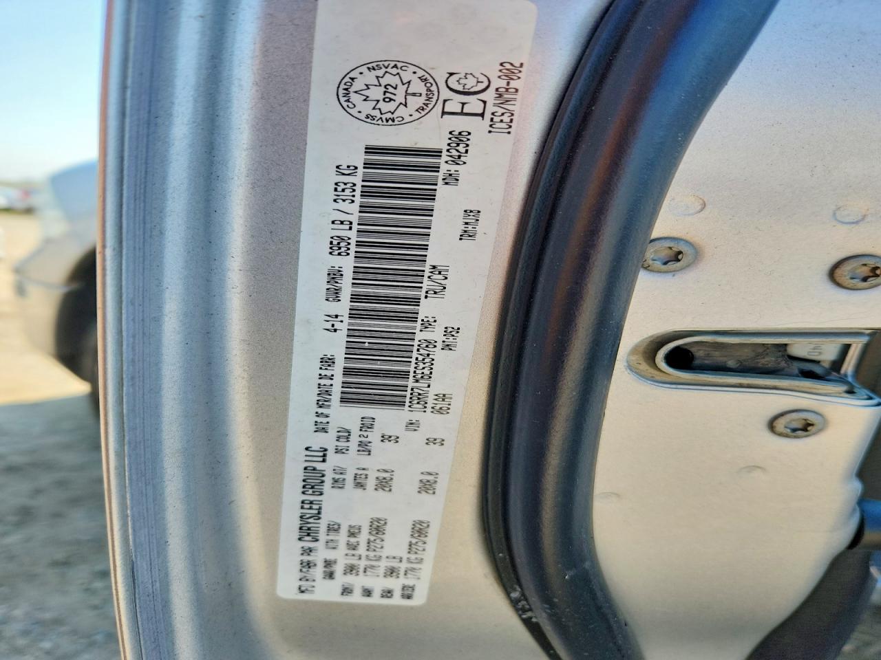 2014 Ram 1500 Slt Silver vin: 1C6RR7LM6ES354760
