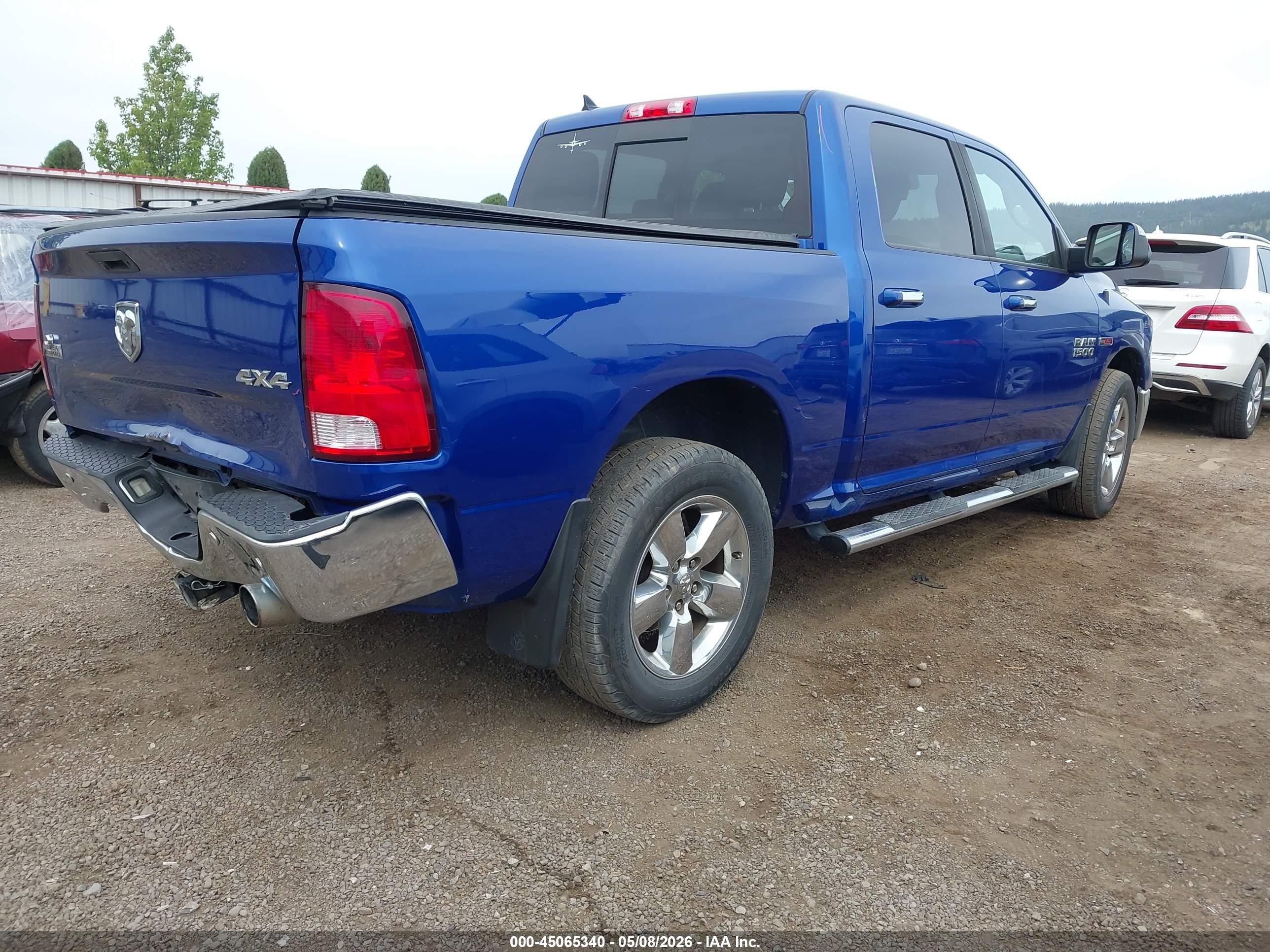 2015 Ram 1500 Big Horn Синий vin: 1C6RR7LM6FS532796