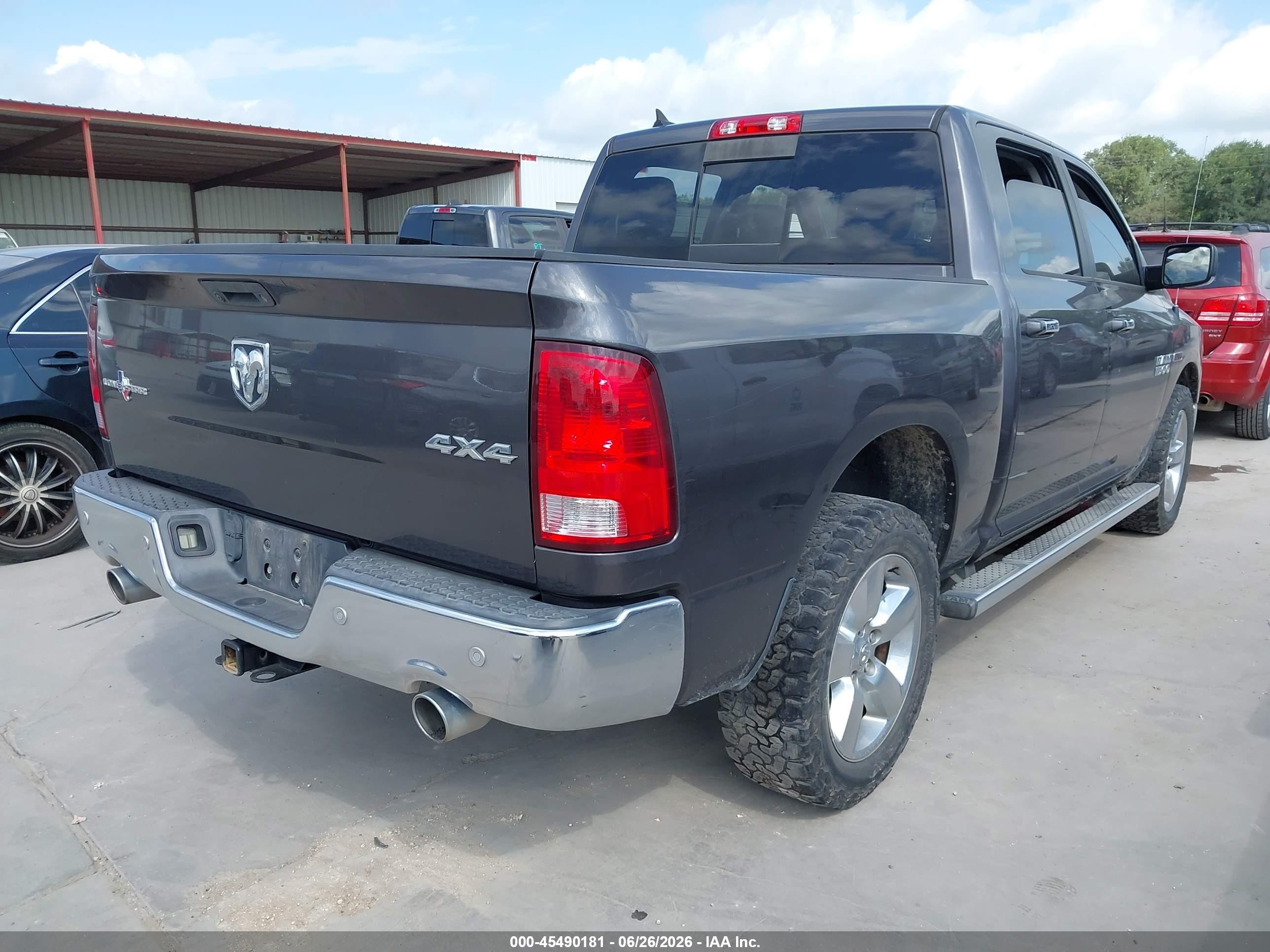 2015 Ram 1500 Lone Star Gray vin: 1C6RR7LM6FS560243