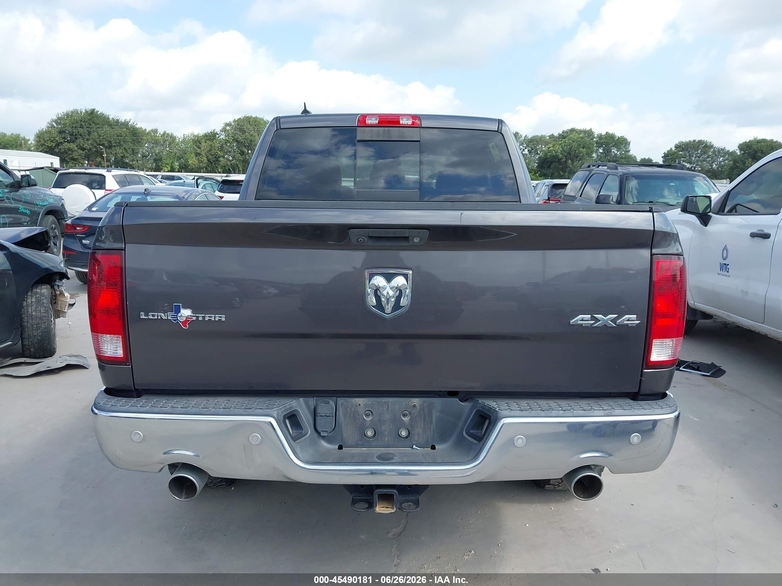 2015 Ram 1500 Lone Star Gray vin: 1C6RR7LM6FS560243