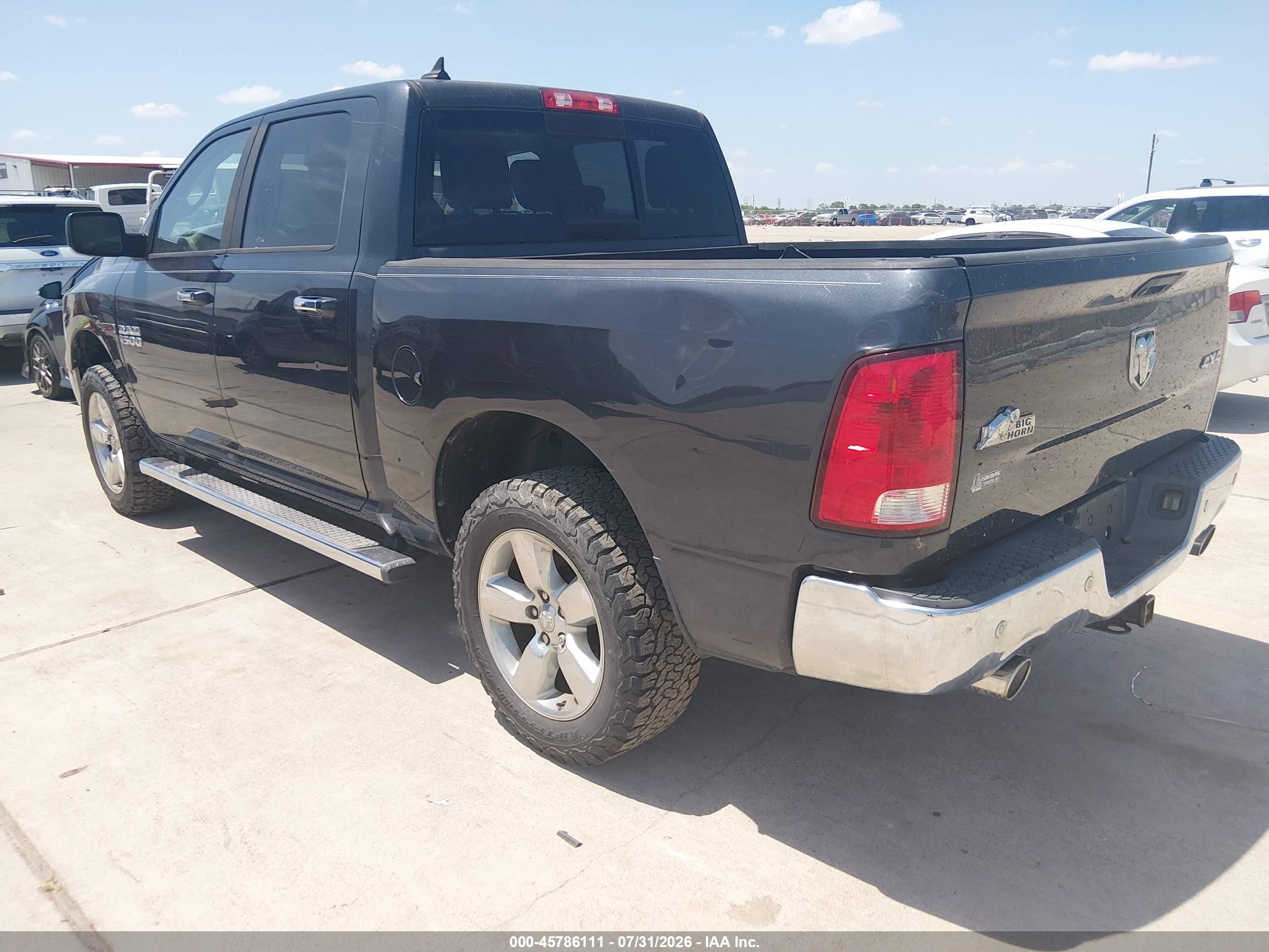 2015 Ram 1500 Big Horn Gray vin: 1C6RR7LM6FS680639