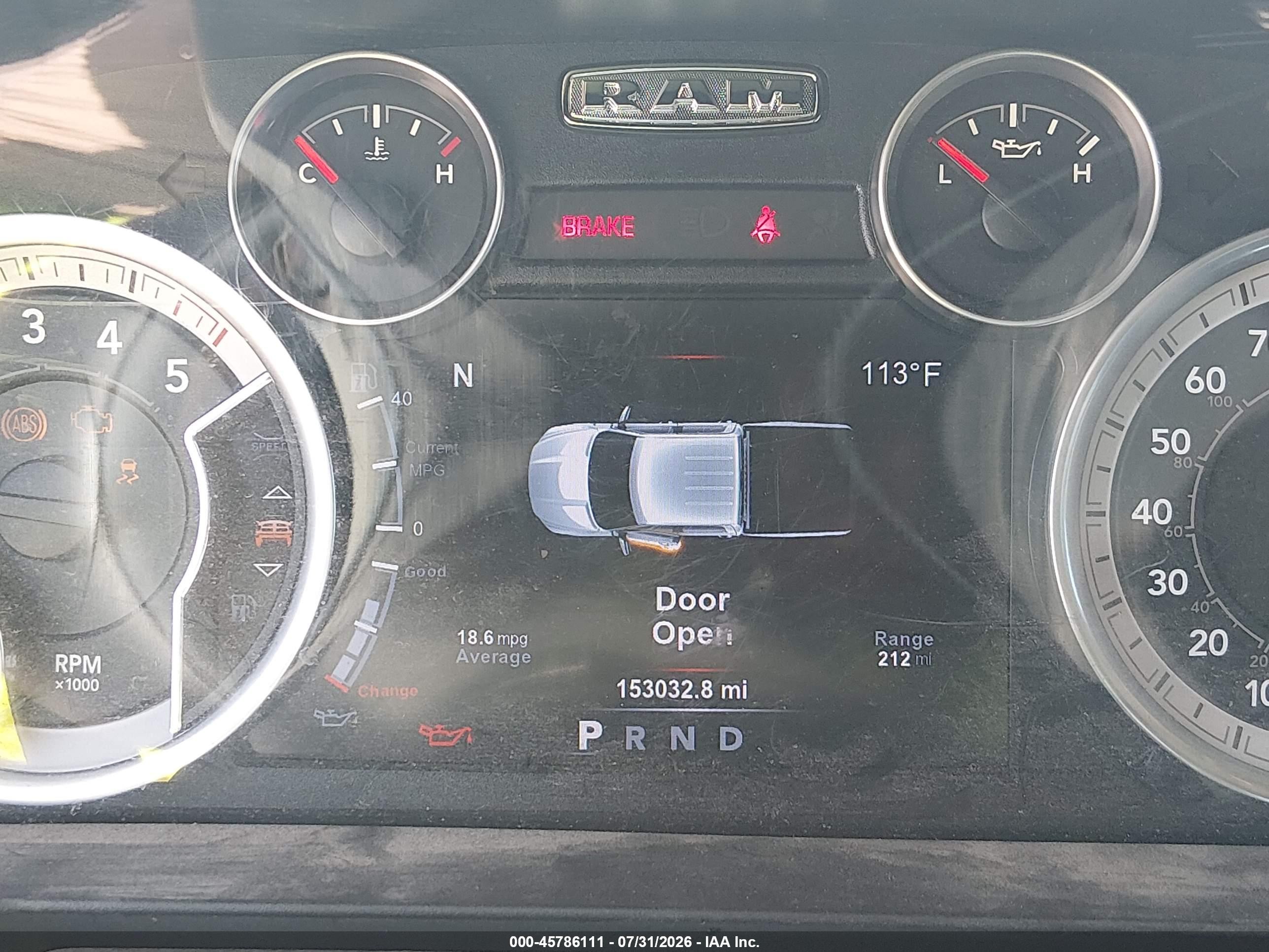 2015 Ram 1500 Big Horn Gray vin: 1C6RR7LM6FS680639