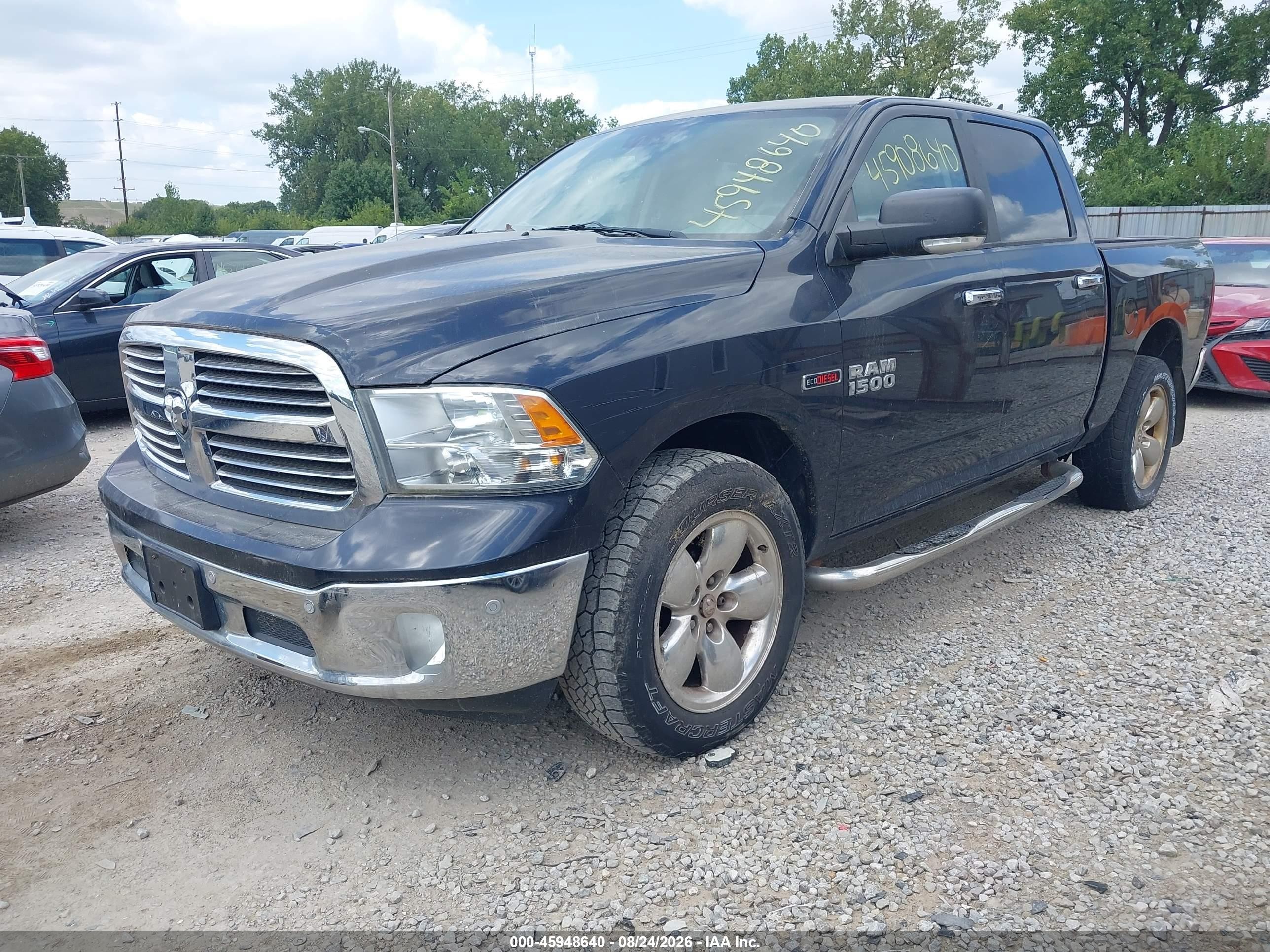 2014 Ram 1500 Big Horn Dark Blue vin: 1C6RR7LM7ES302702