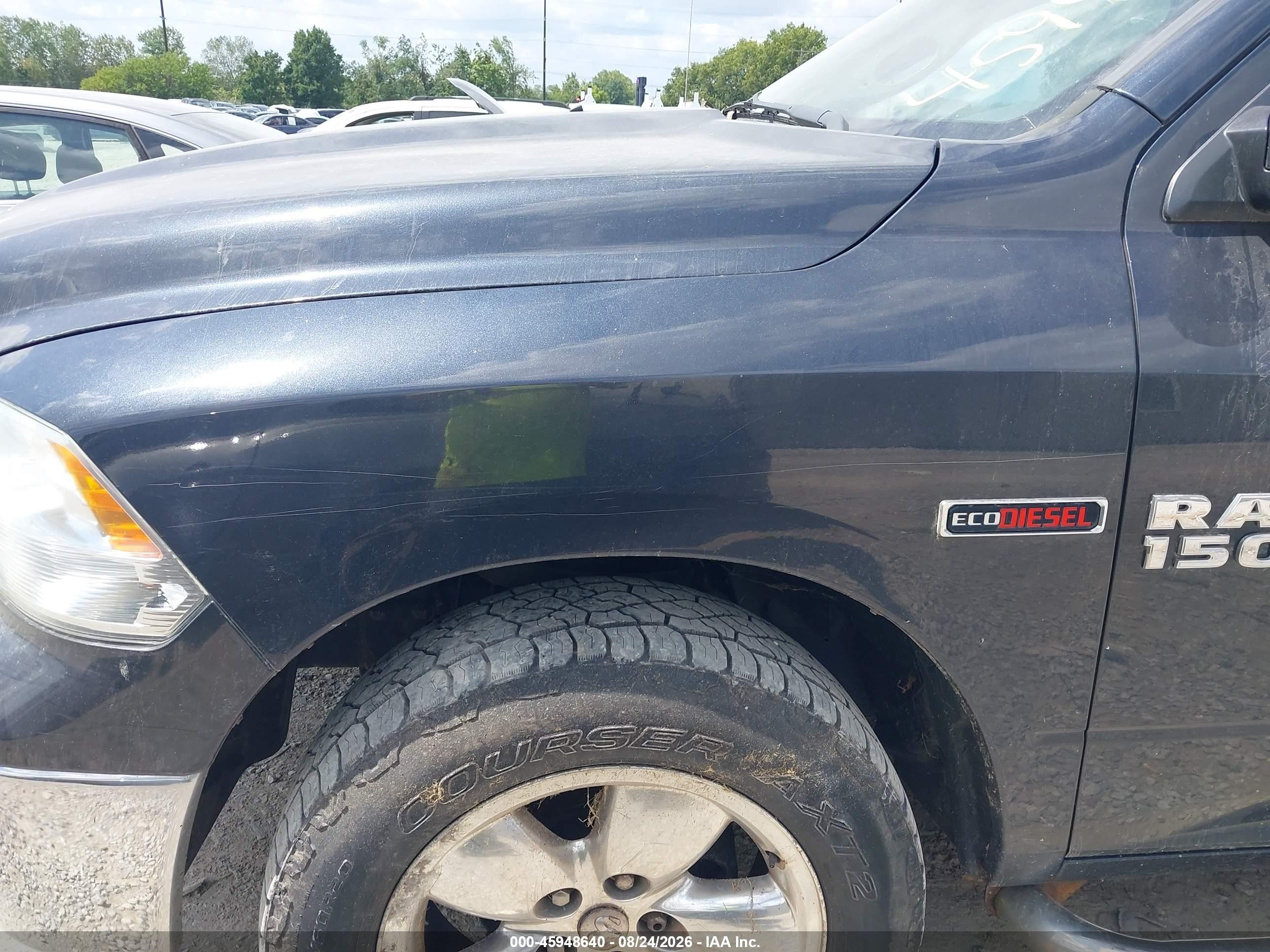 2014 Ram 1500 Big Horn Dark Blue vin: 1C6RR7LM7ES302702