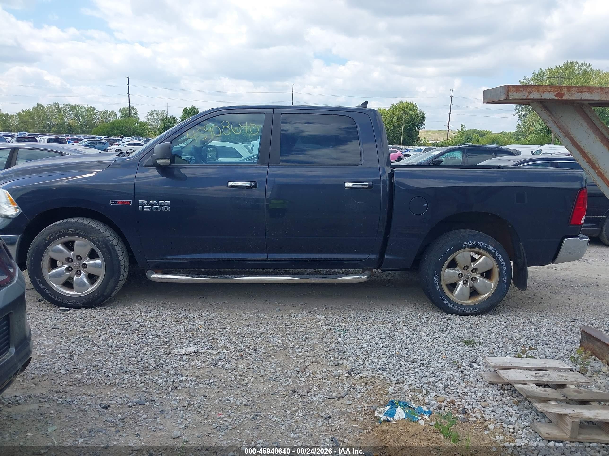 2014 Ram 1500 Big Horn Dark Blue vin: 1C6RR7LM7ES302702