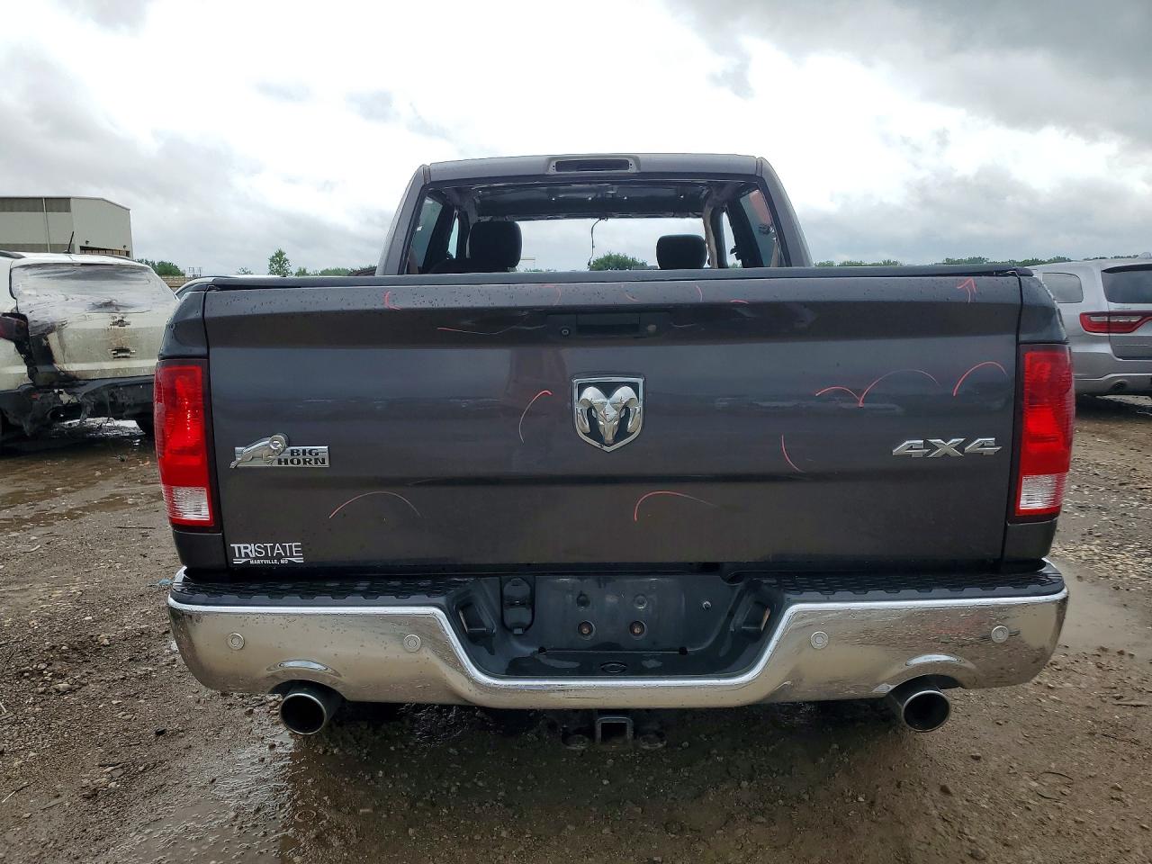 2015 Ram 1500 Slt Gray vin: 1C6RR7LM7FS533715