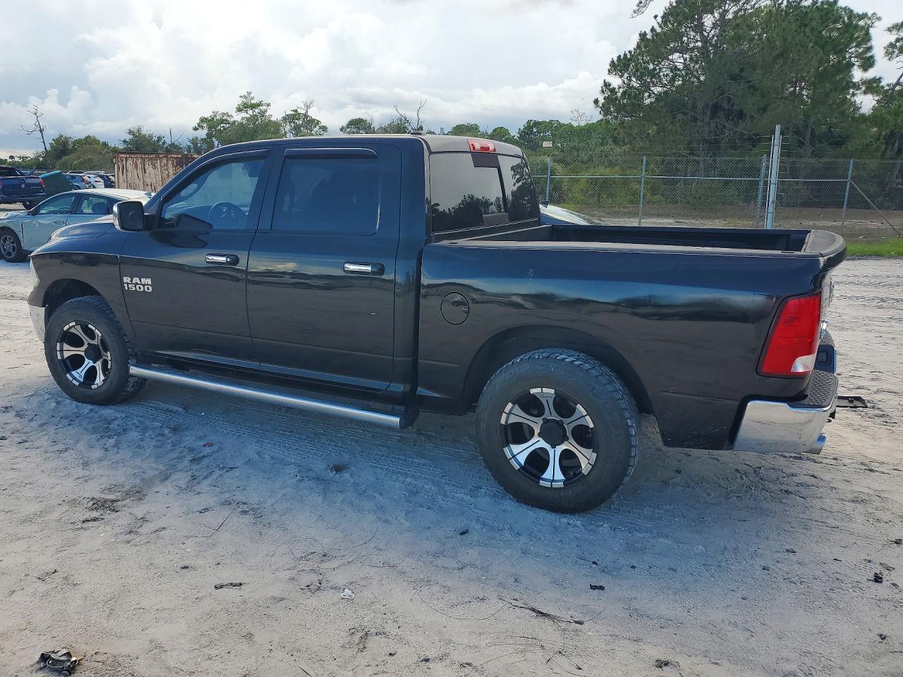 2015 Ram 1500 Slt Черный vin: 1C6RR7LM7FS637847