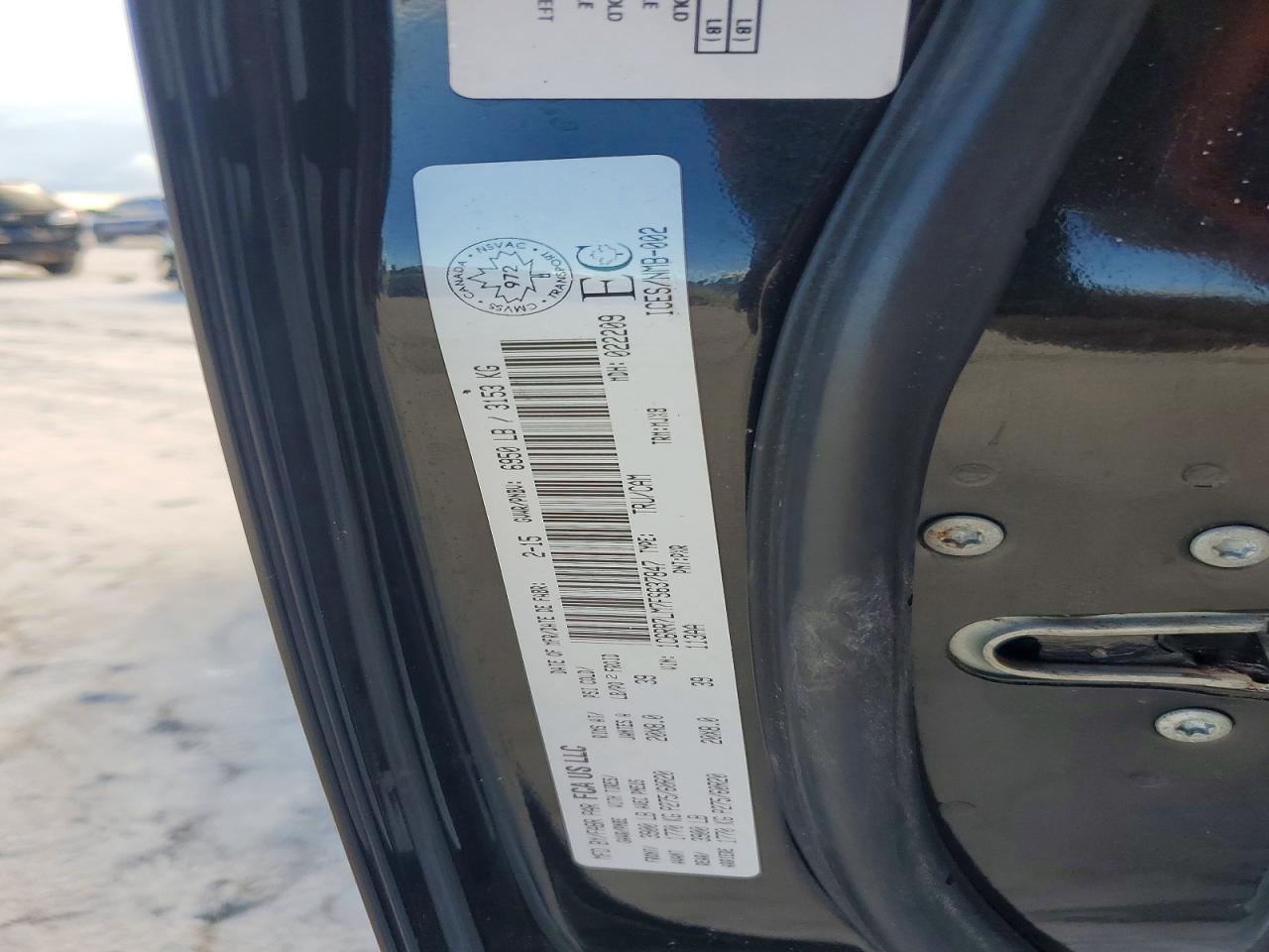 2015 Ram 1500 Slt Черный vin: 1C6RR7LM7FS637847
