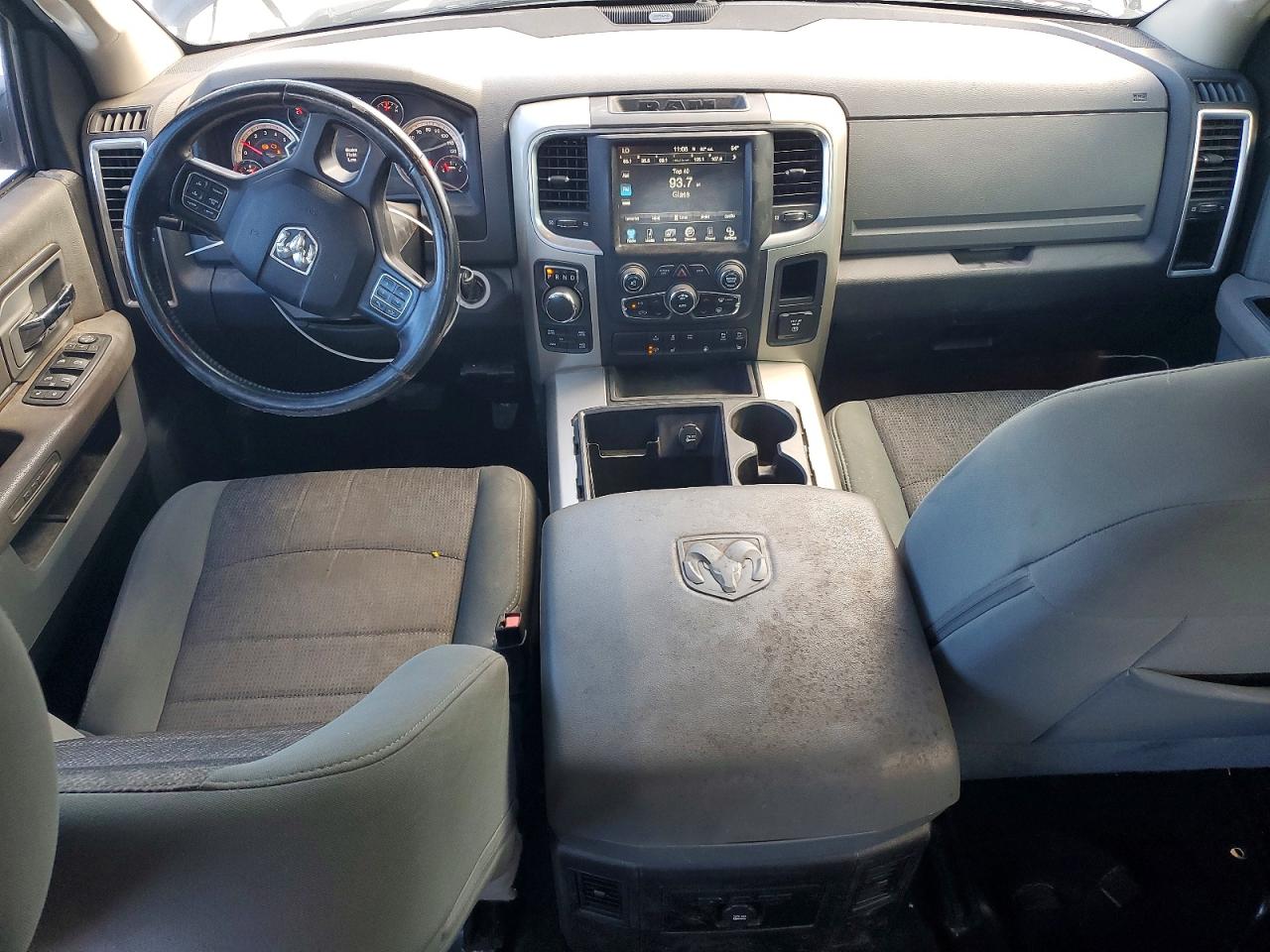 2015 Ram 1500 Slt Черный vin: 1C6RR7LM7FS637847