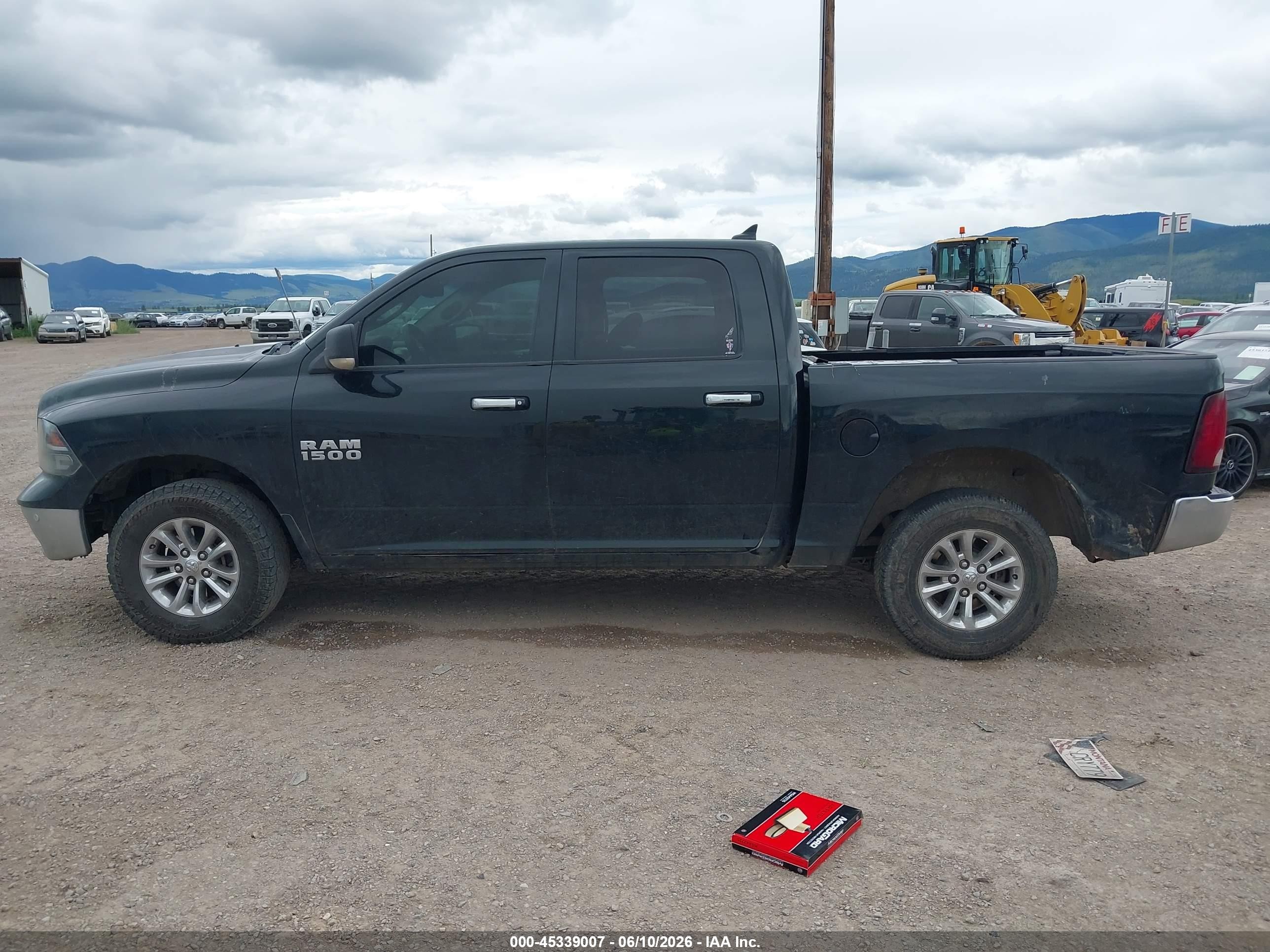 2016 Ram 1500 Big Horn Black vin: 1C6RR7LM8GS205351