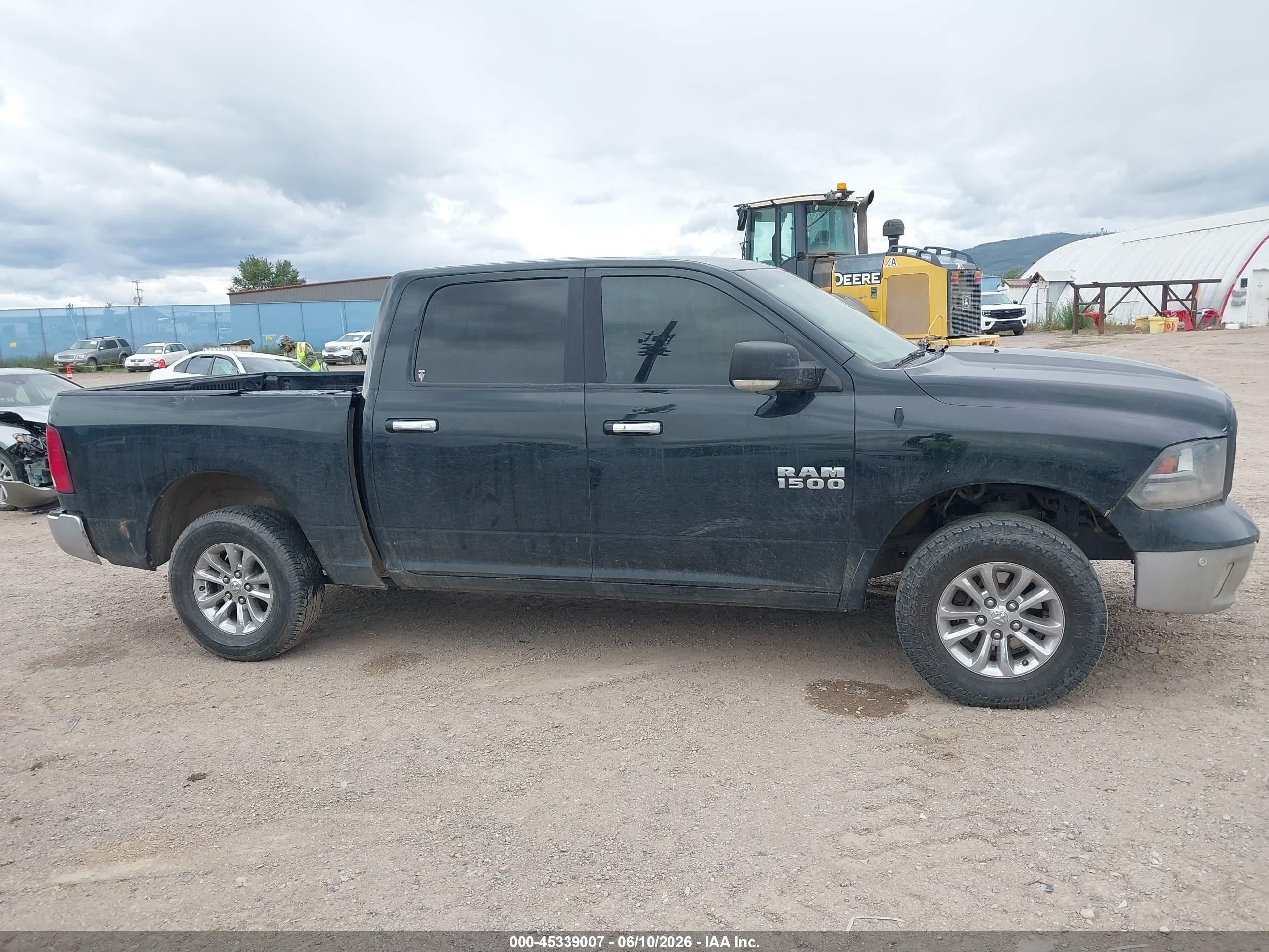 2016 Ram 1500 Big Horn Black vin: 1C6RR7LM8GS205351