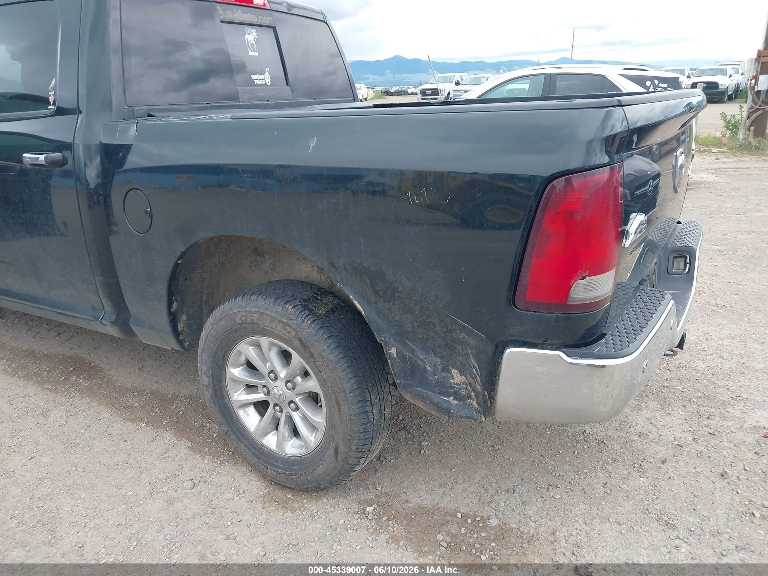 2016 Ram 1500 Big Horn Black vin: 1C6RR7LM8GS205351