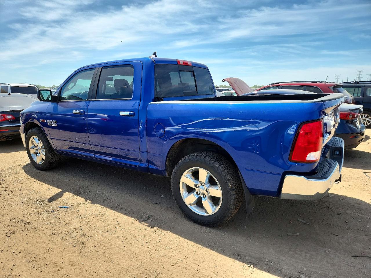 2017 Ram 1500 Slt Blue vin: 1C6RR7LM8HS881347