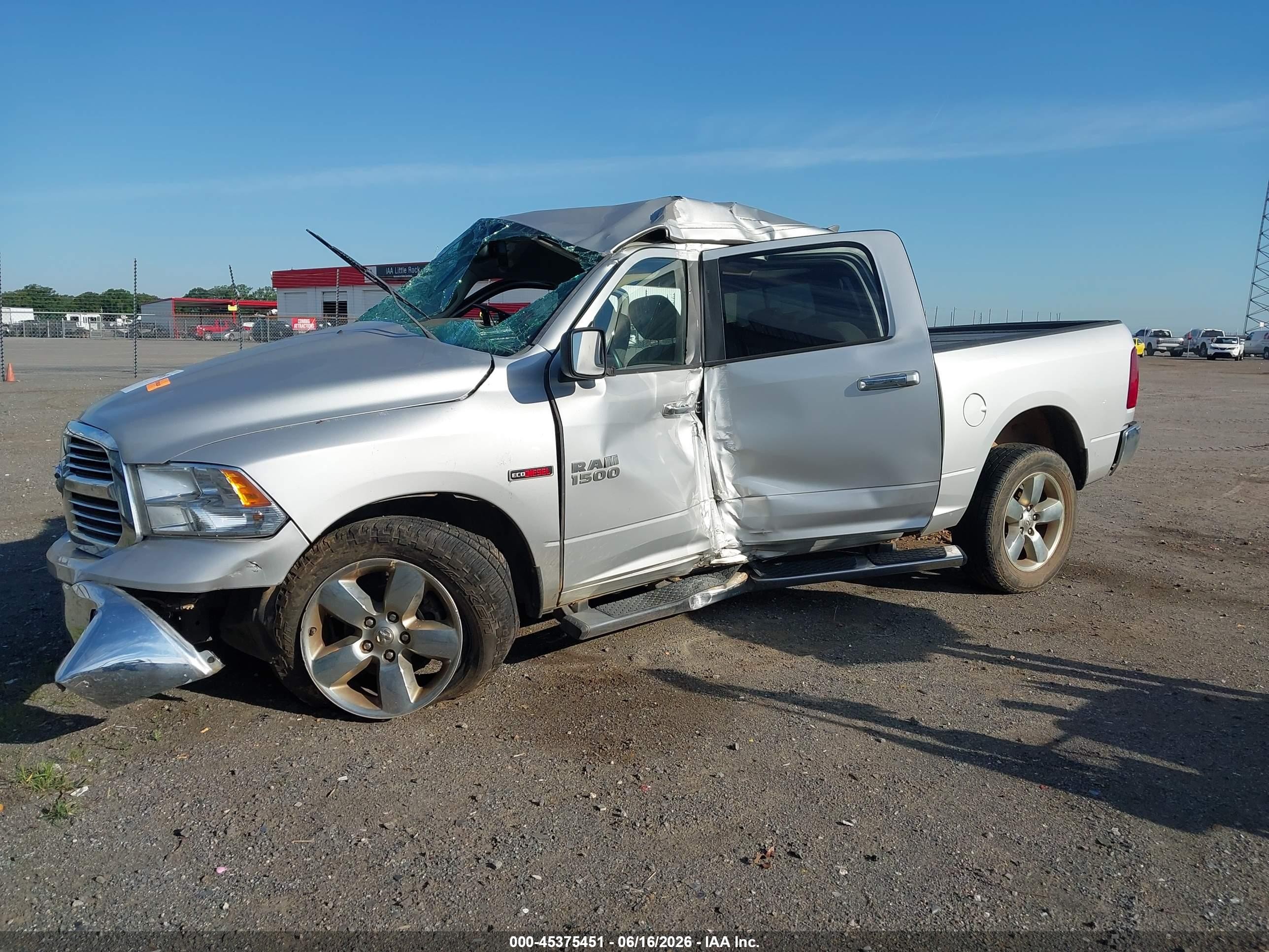 2015 Ram 1500 Big Horn Silver vin: 1C6RR7LM9FS719644