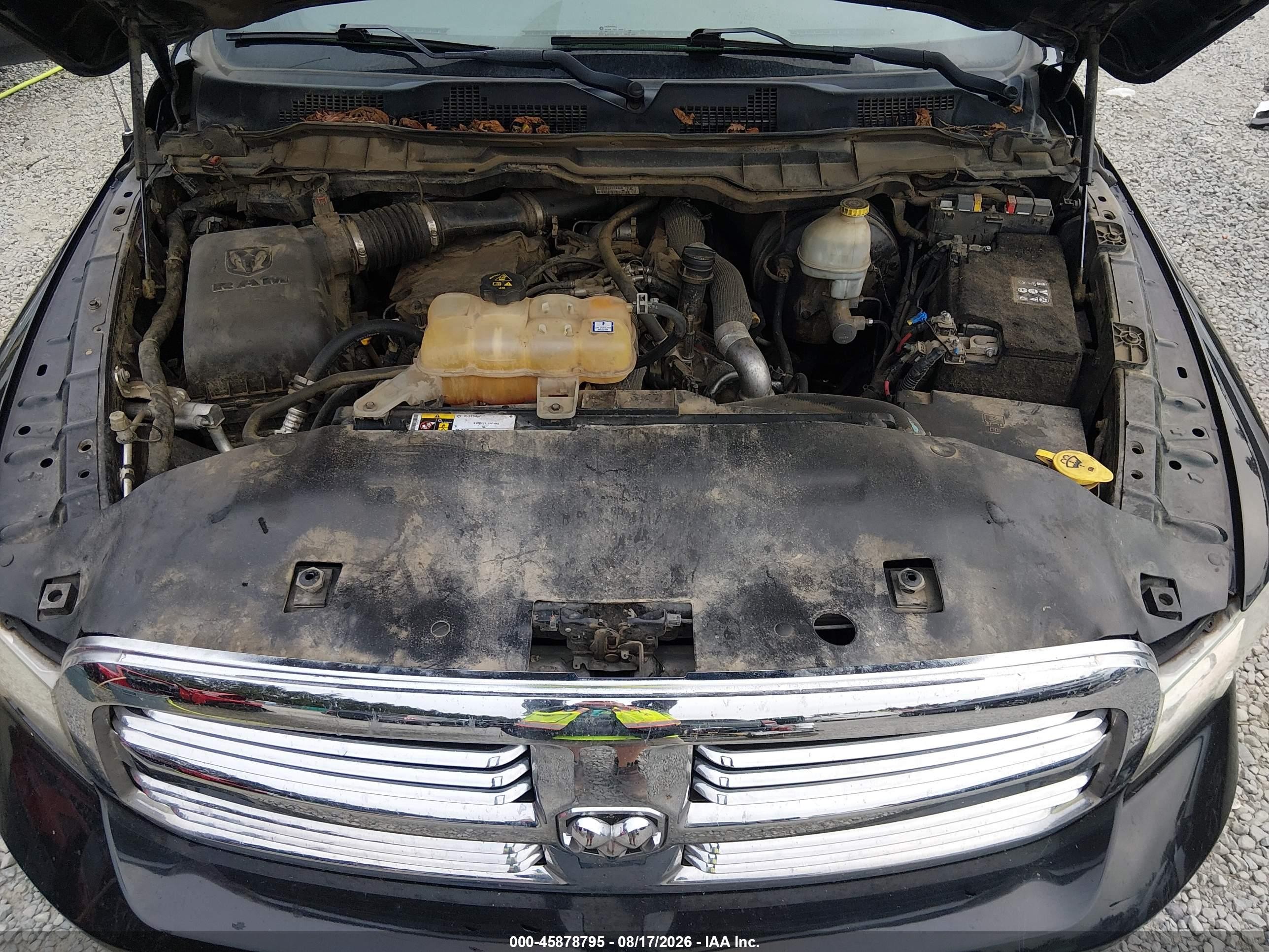 2015 Ram 1500 Big Horn Черный vin: 1C6RR7LMXFS543414
