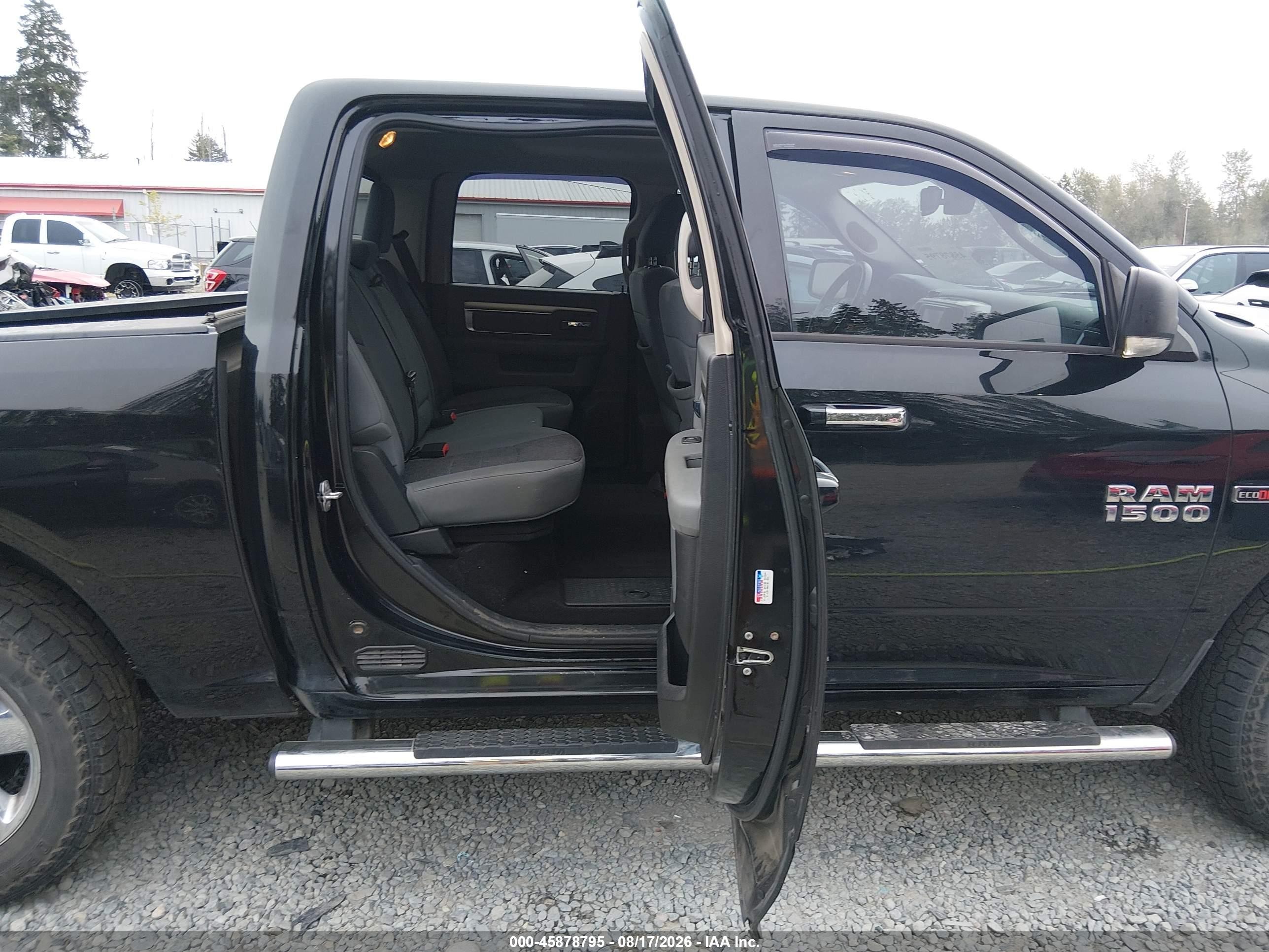2015 Ram 1500 Big Horn Черный vin: 1C6RR7LMXFS543414