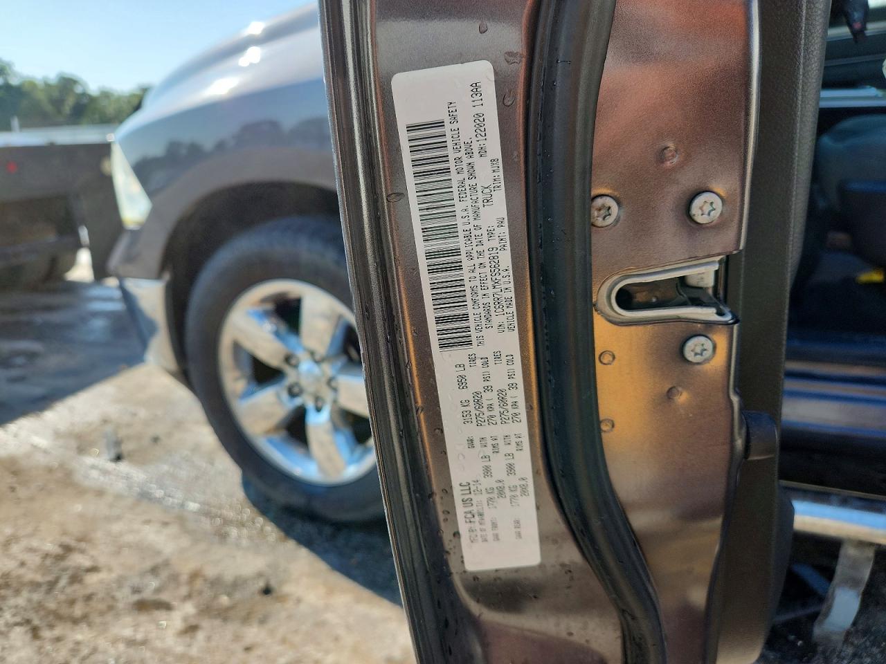 2015 Ram 1500 Slt Серый vin: 1C6RR7LMXFS562819