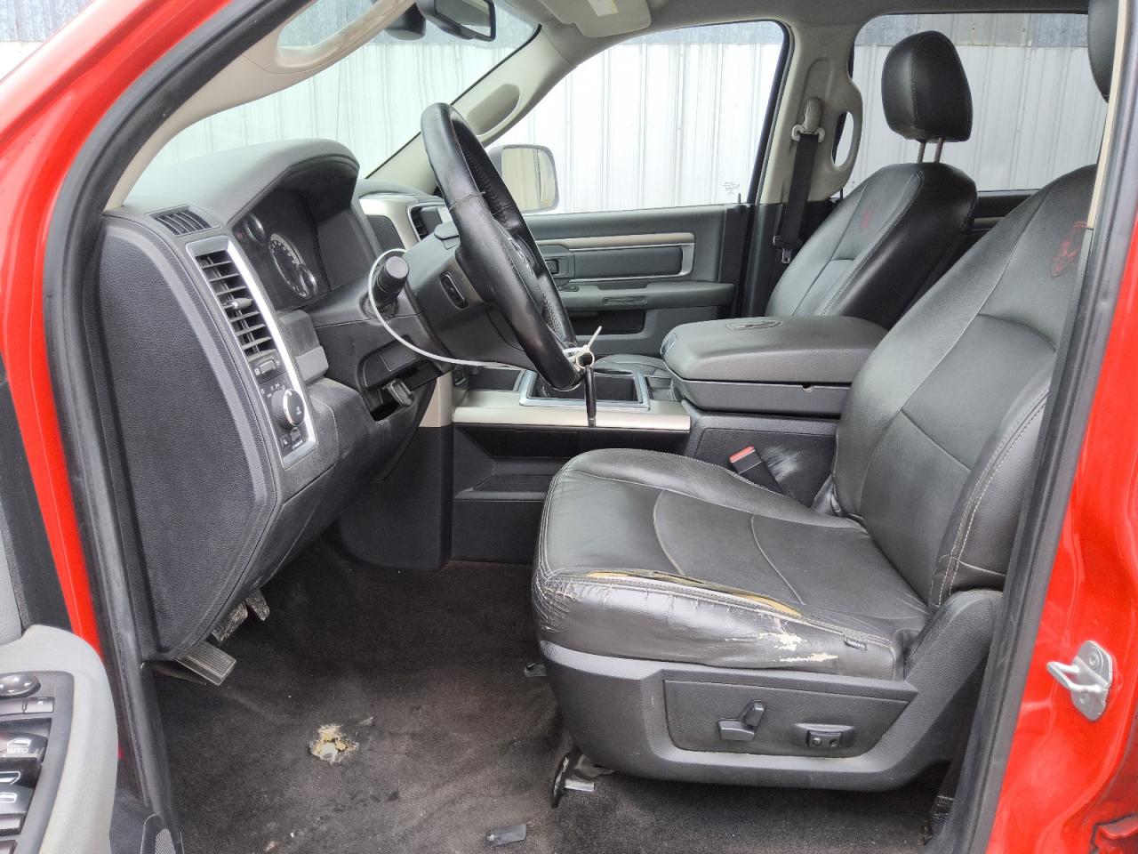 2014 Ram 1500 Slt Red vin: 1C6RR7LT0ES126535 Damage: Left Front Seat Cushion, Torn, > 12 Inches