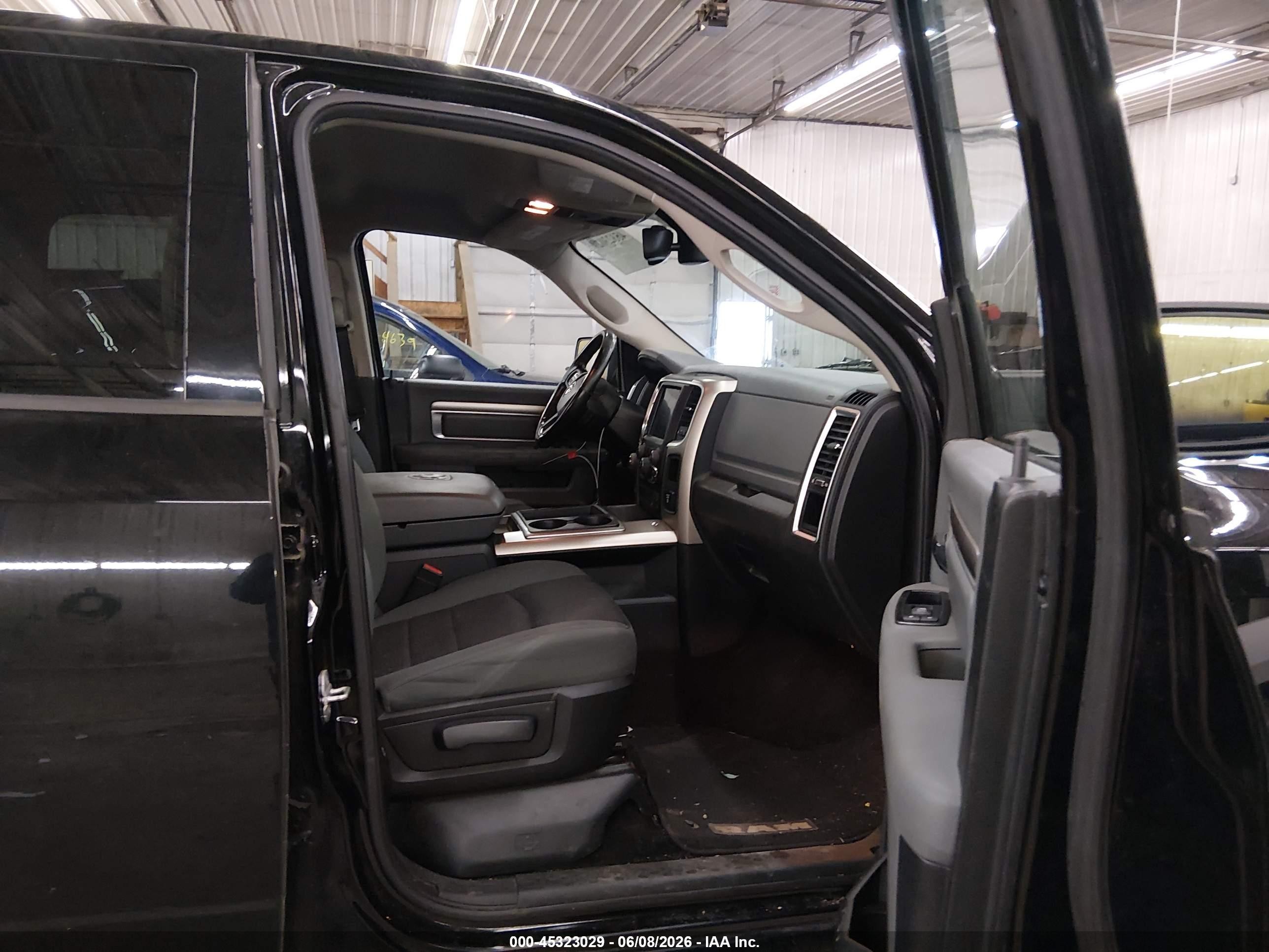2014 Ram 1500 Big Horn Black vin: 1C6RR7LT0ES182913